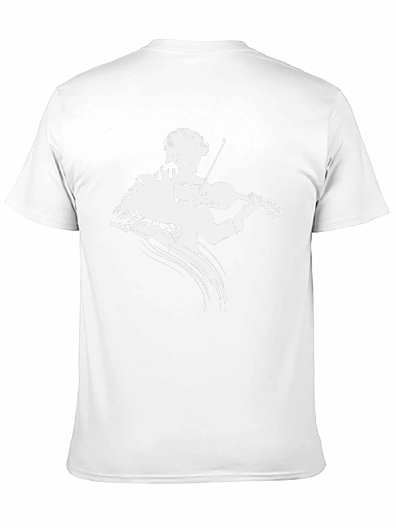 Violinist Graphic T-Shirt - Classic Black Tee