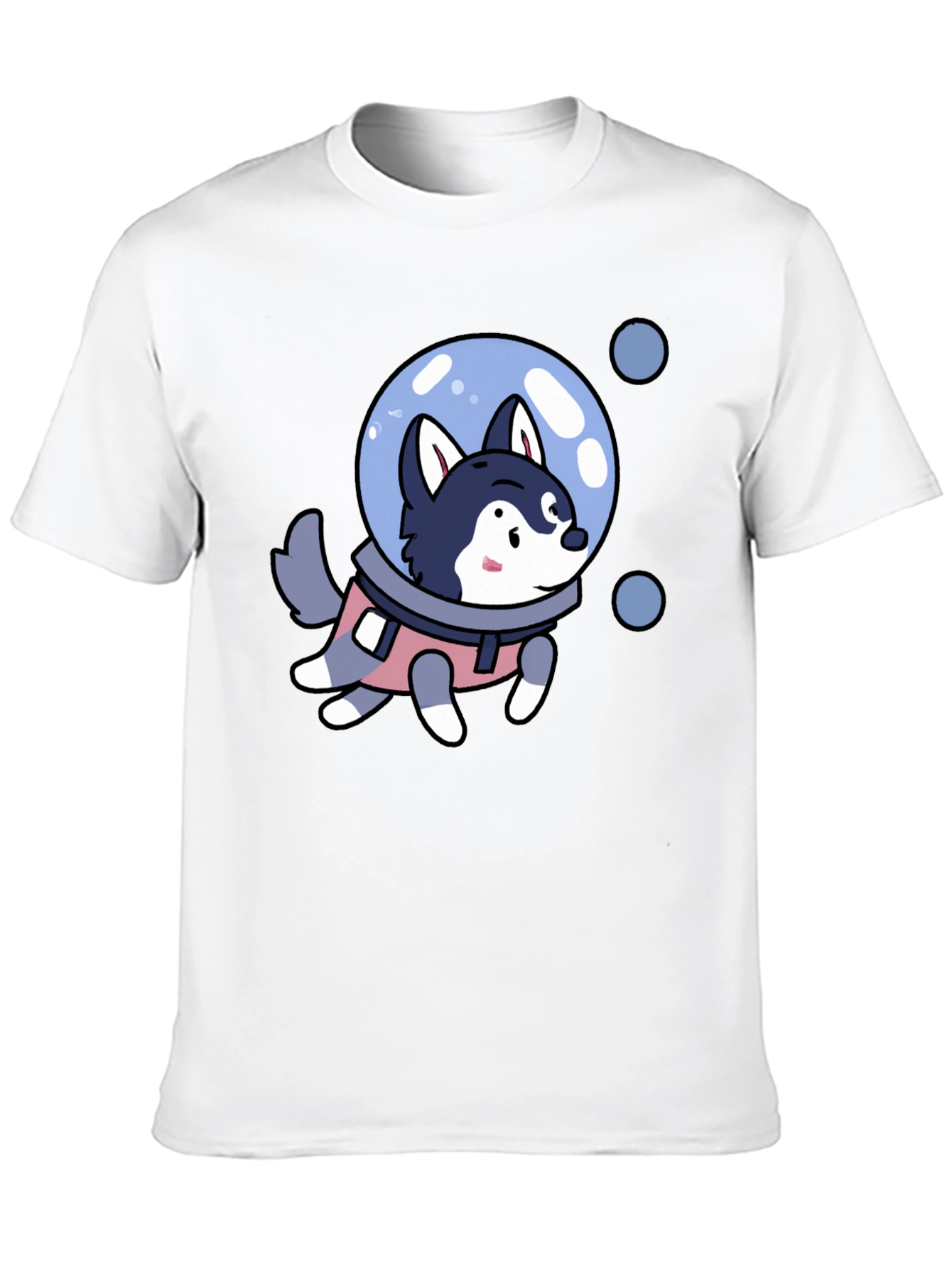 Husky Astronaut T-Shirt - Space Dog Tee