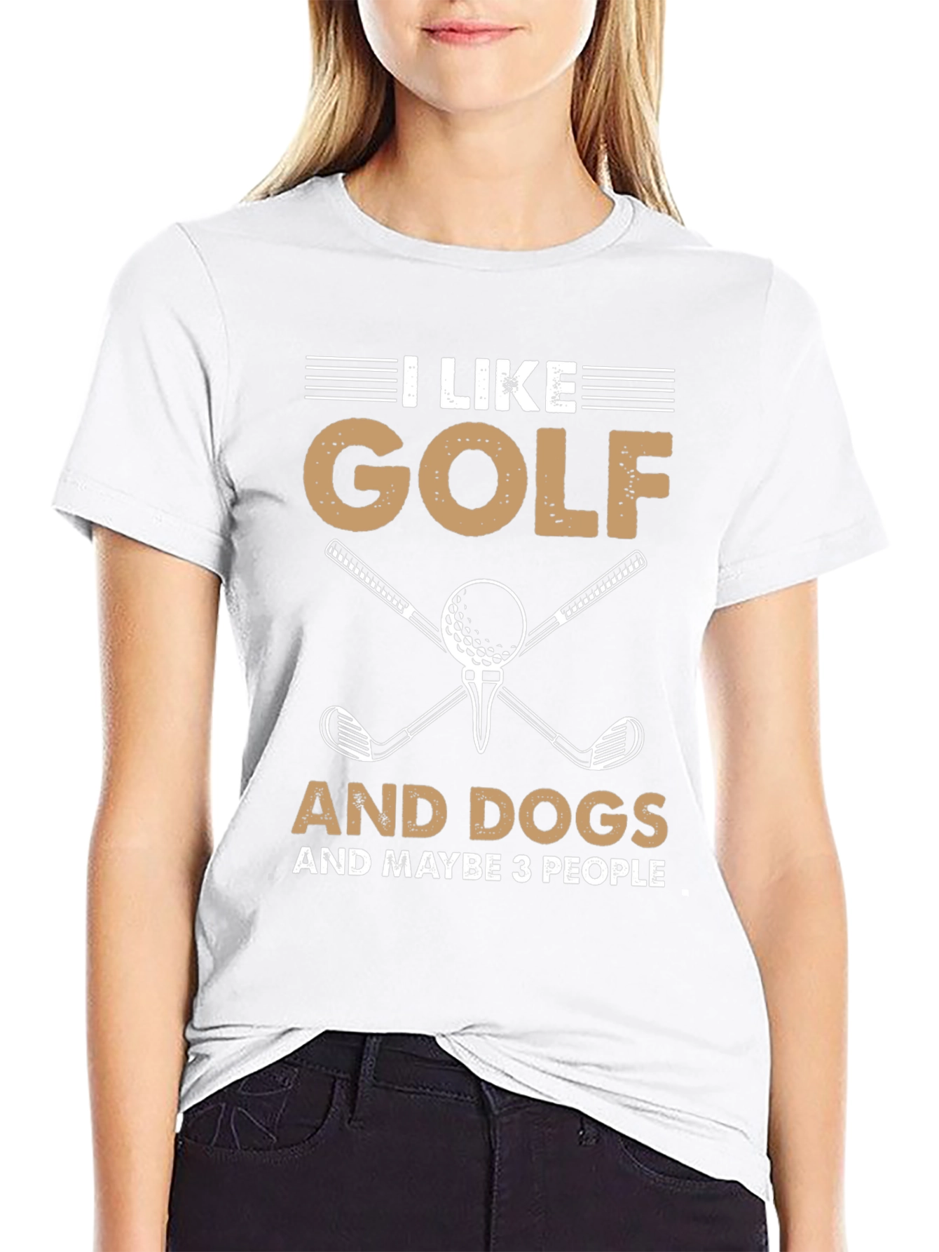 Golf Dogs and Maybe 3 People T-Shirt