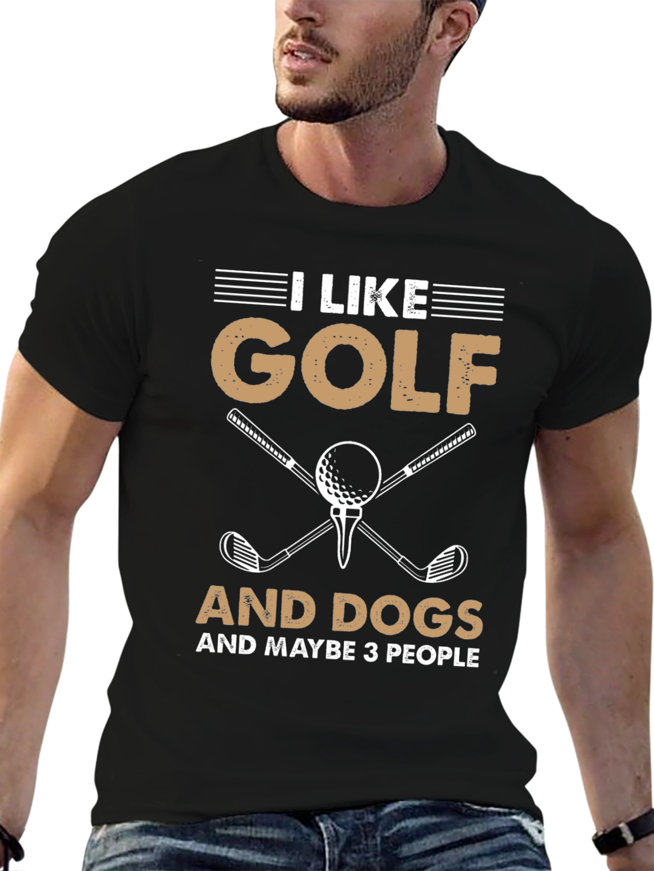 Golf Dogs and Maybe 3 People T-Shirt