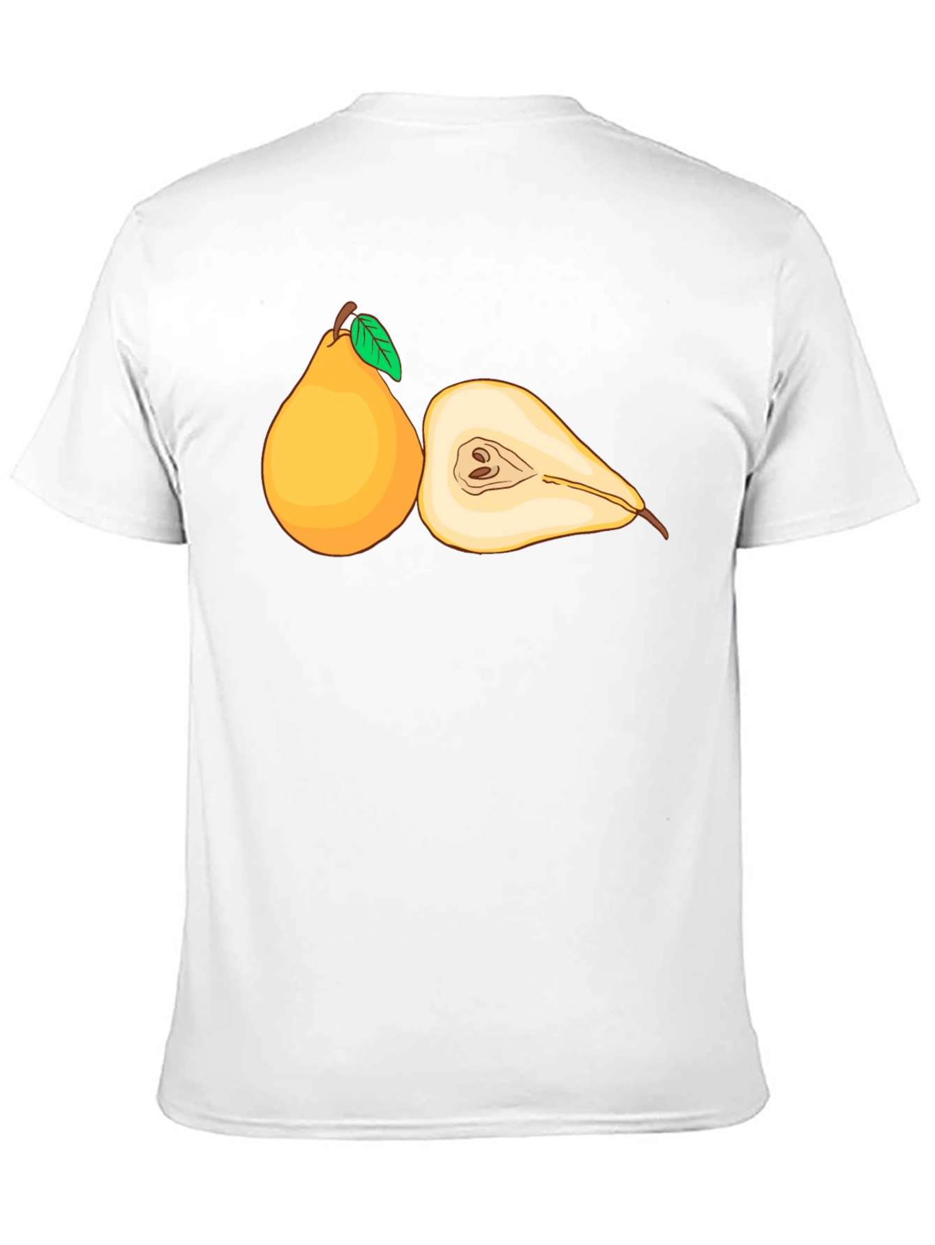 Pear Graphic Black T-Shirt