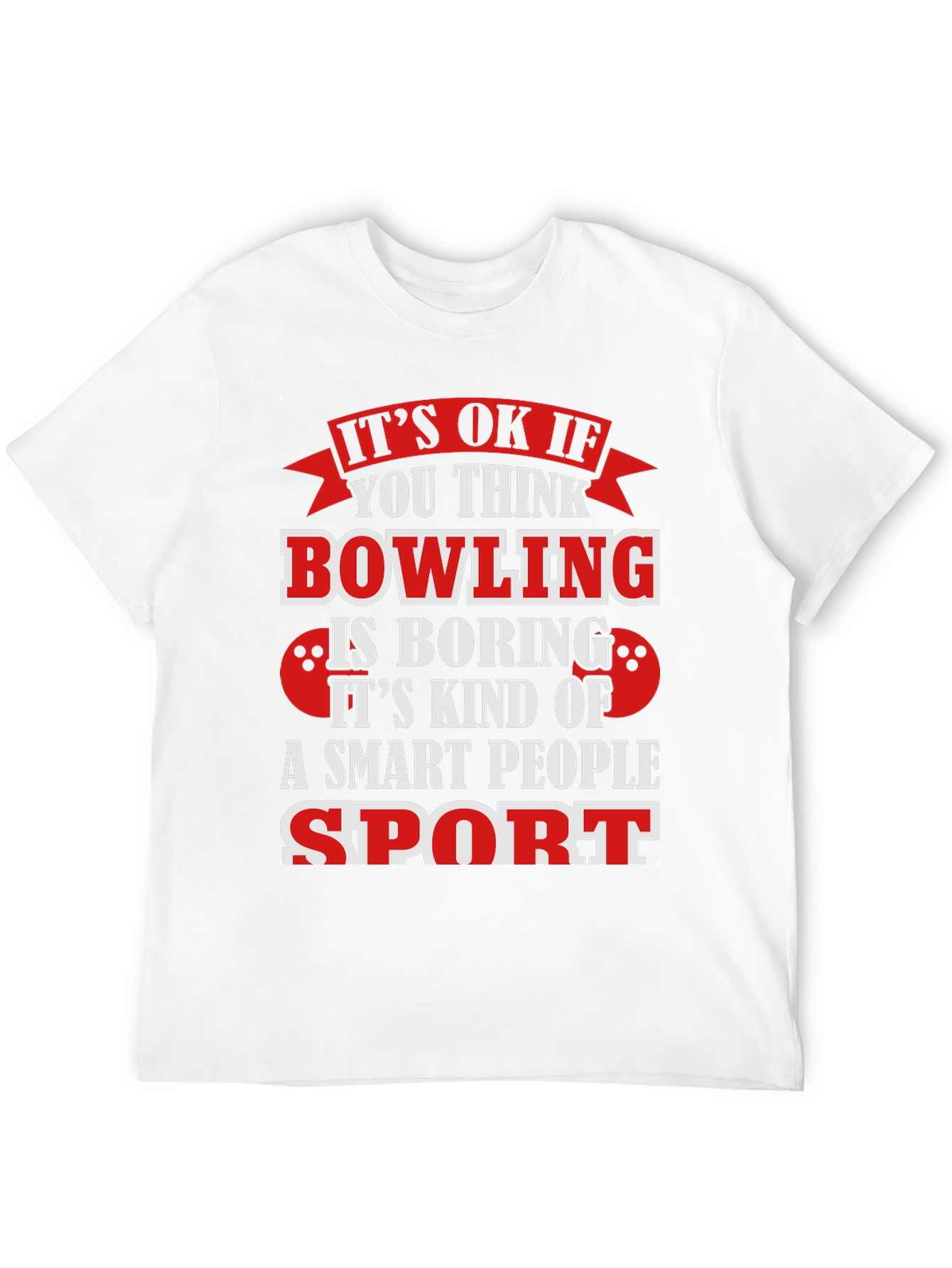 Bowling Smart People Sport Graphic T-Shirt