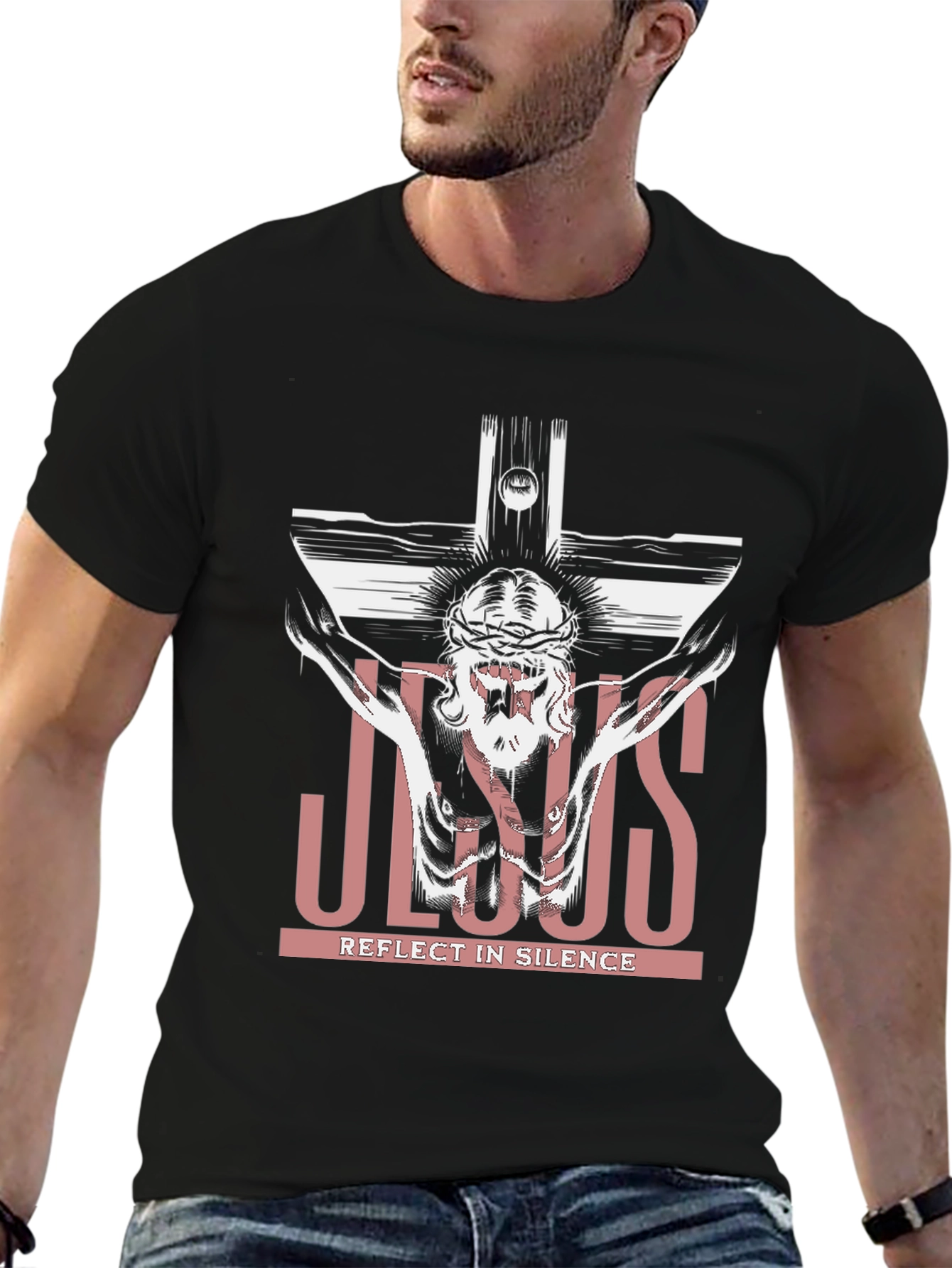 Jesus Reflect in Silence T-Shirt