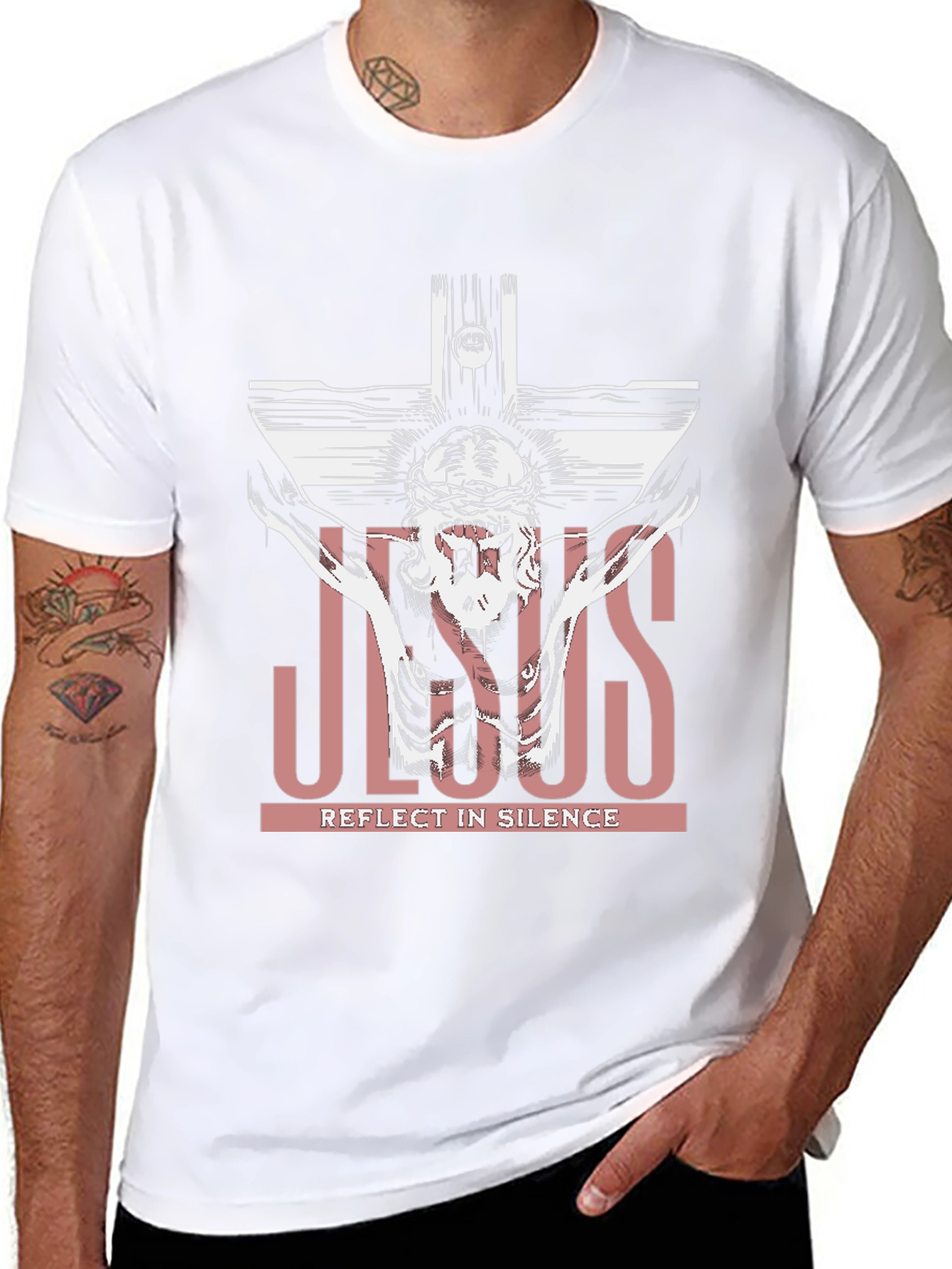 Jesus Reflect in Silence T-Shirt