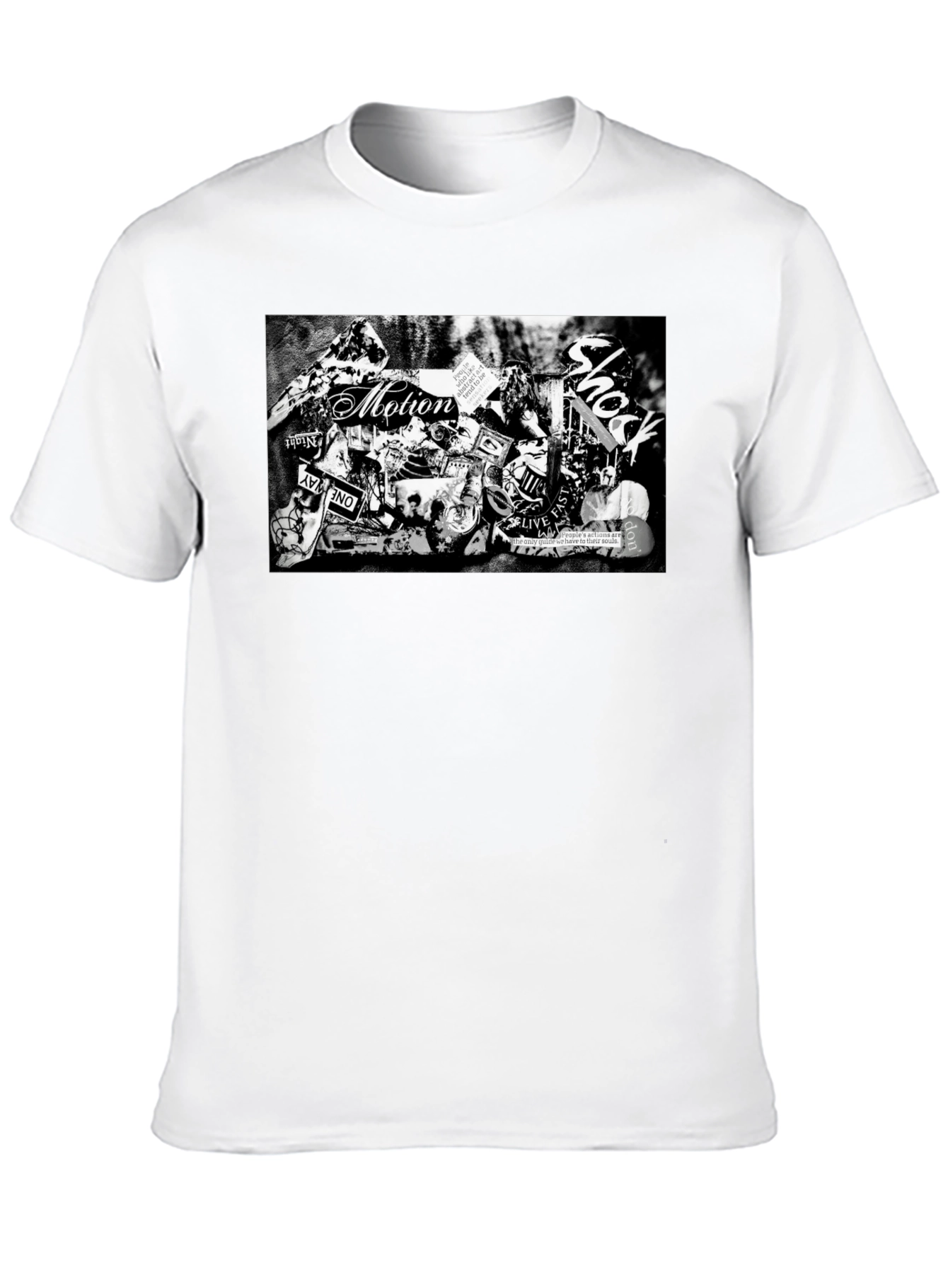 Motion Shock Black Graphic T-Shirt