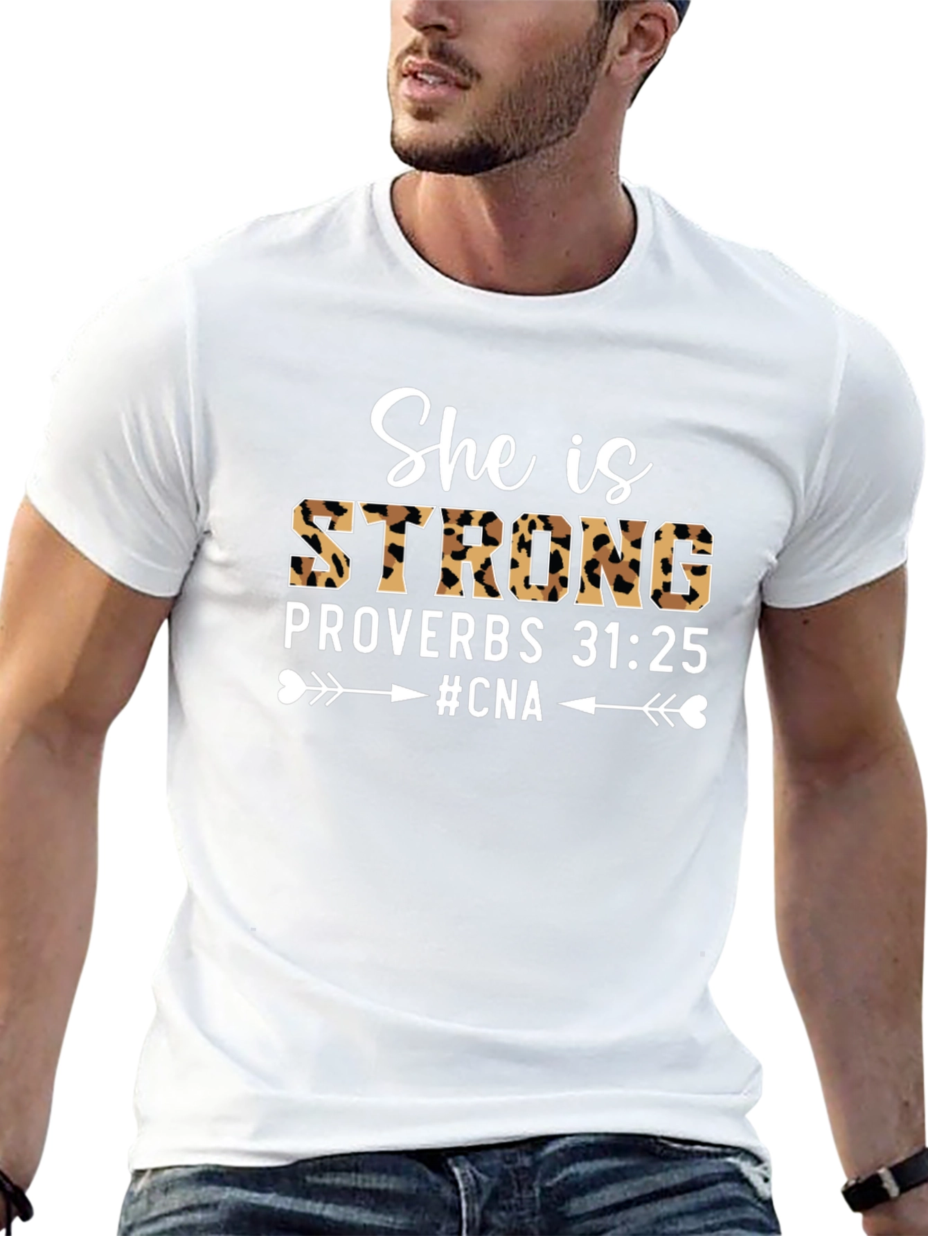 She is Strong Proverbs 31:25 #CNA T-Shirt