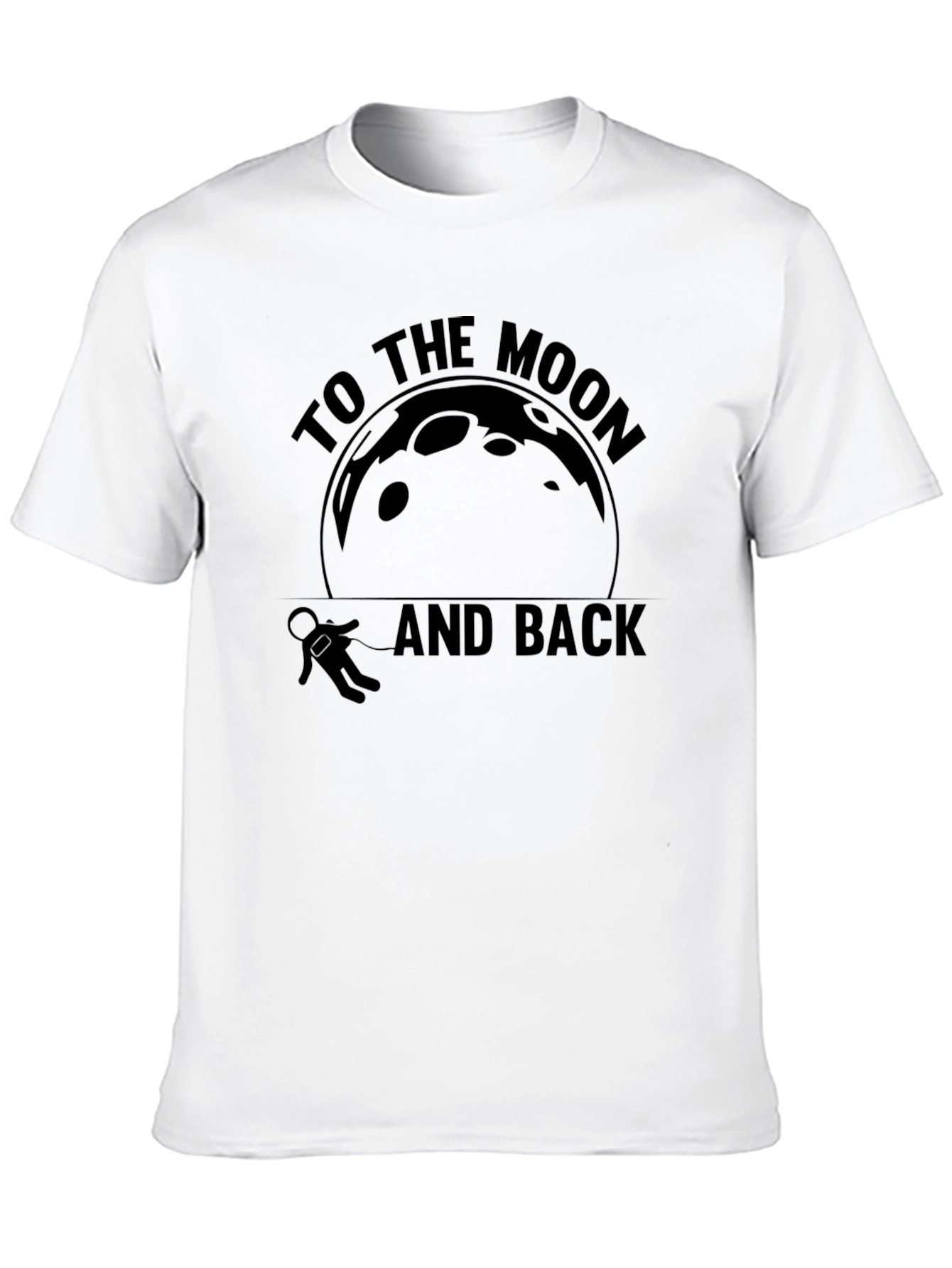 To The Moon And Back T-Shirt - Black