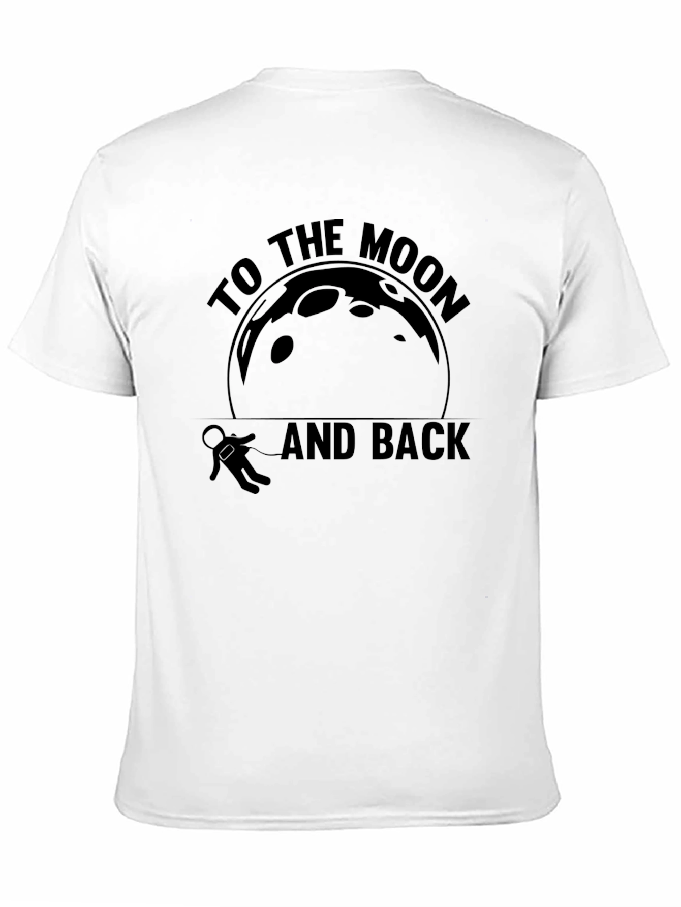To The Moon And Back T-Shirt - Black