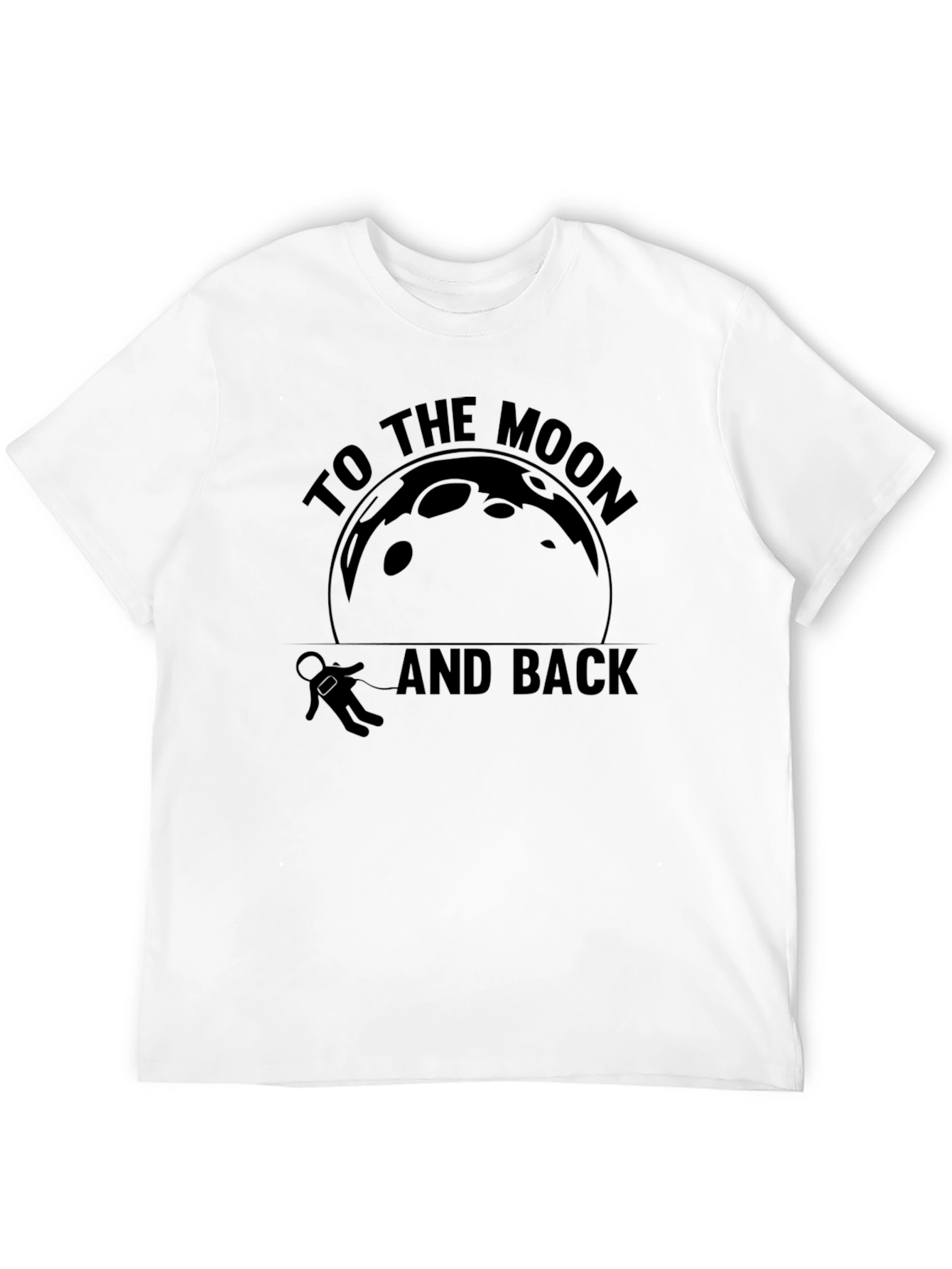 To The Moon And Back T-Shirt - Black