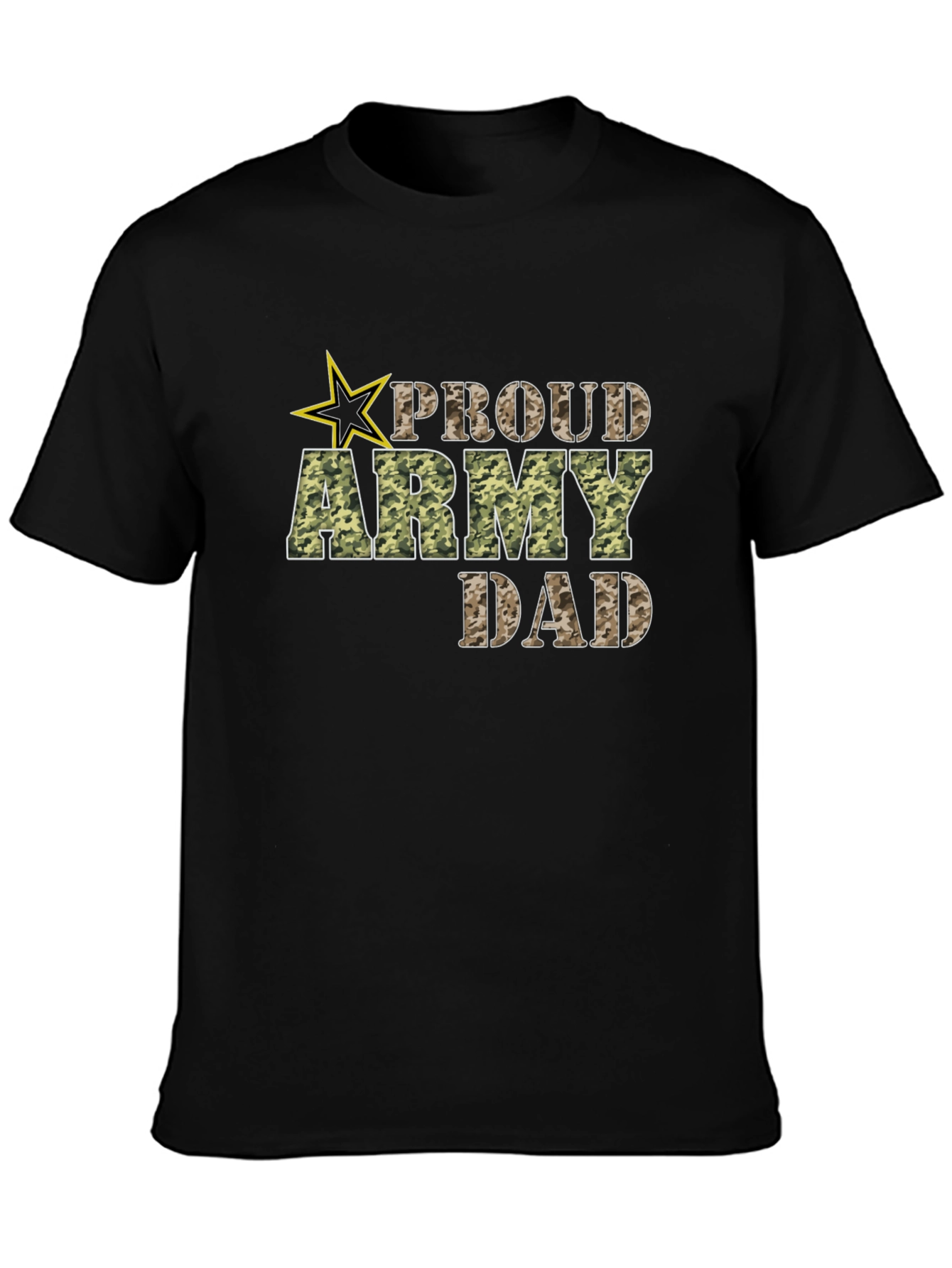 Proud Army Dad Camo T-Shirt
