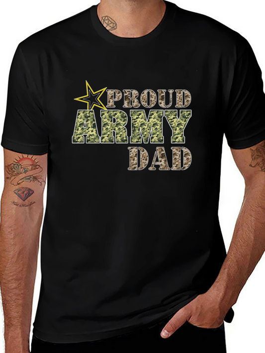 Proud Army Dad Camo T-Shirt