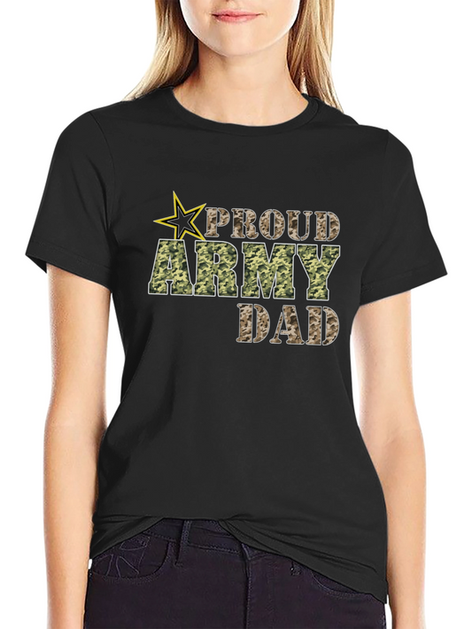 Proud Army Dad Camo T-Shirt