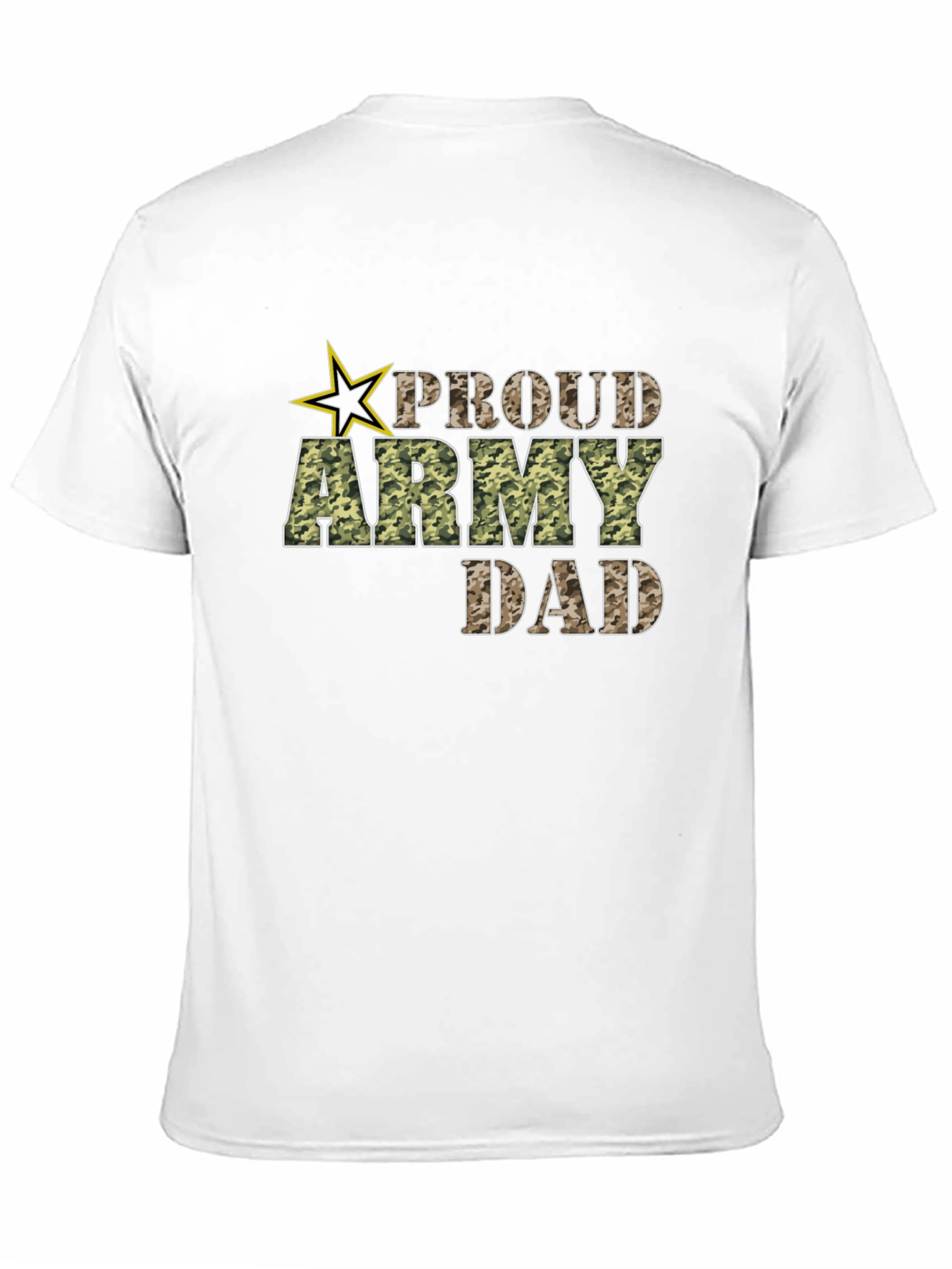 Proud Army Dad Camo T-Shirt