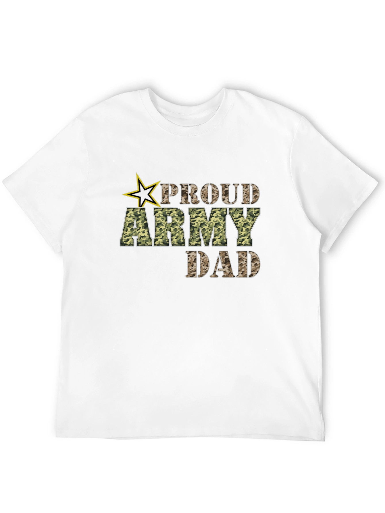 Proud Army Dad Camo T-Shirt