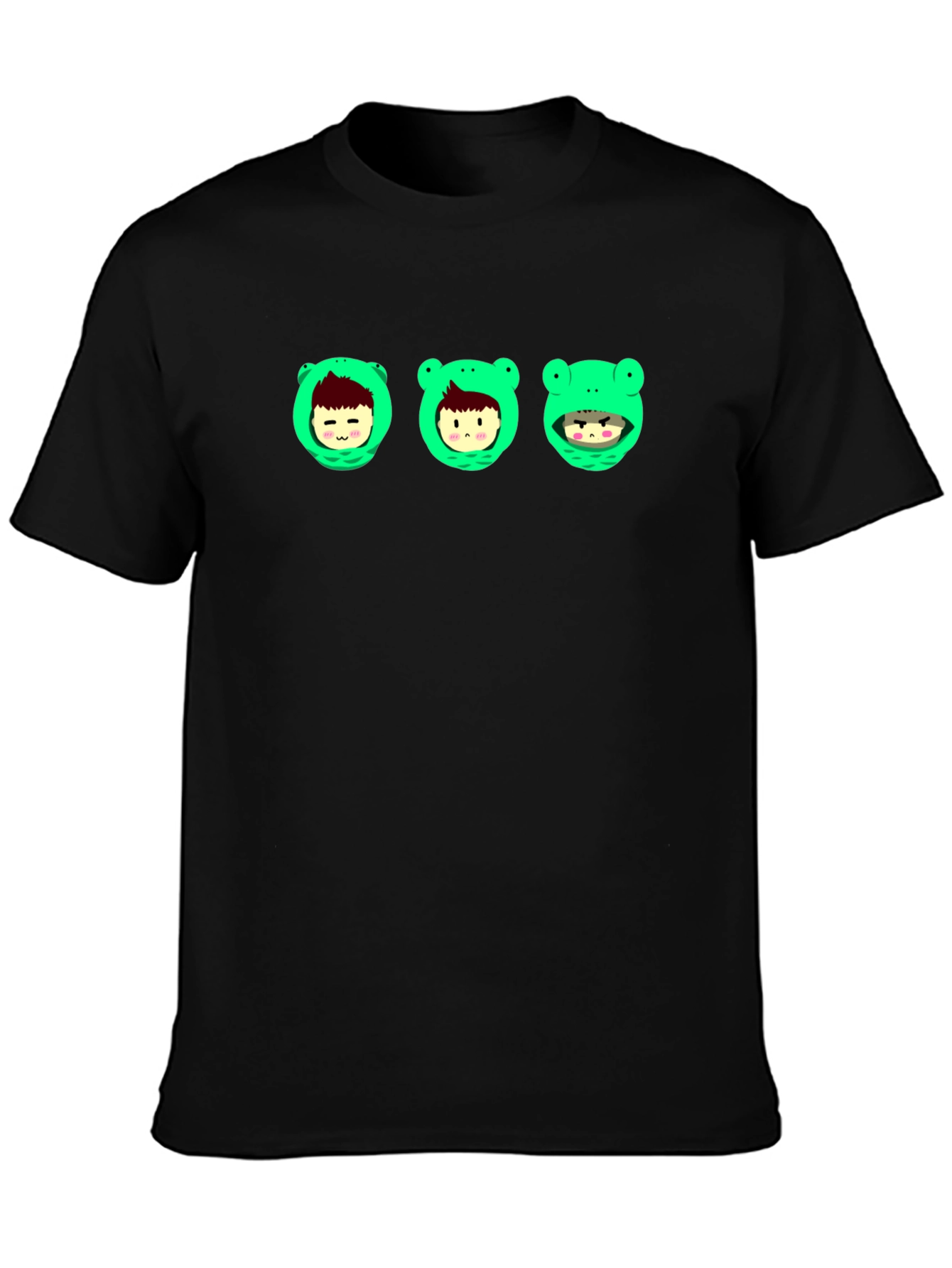 Frog Hooded Character Graphic Tee