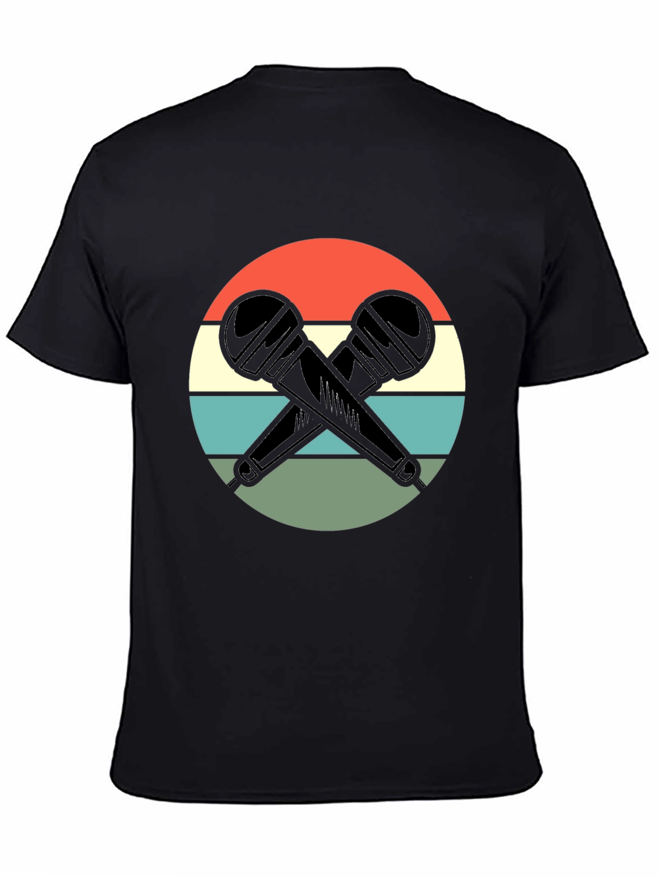 Retro Microphone Graphic Tee