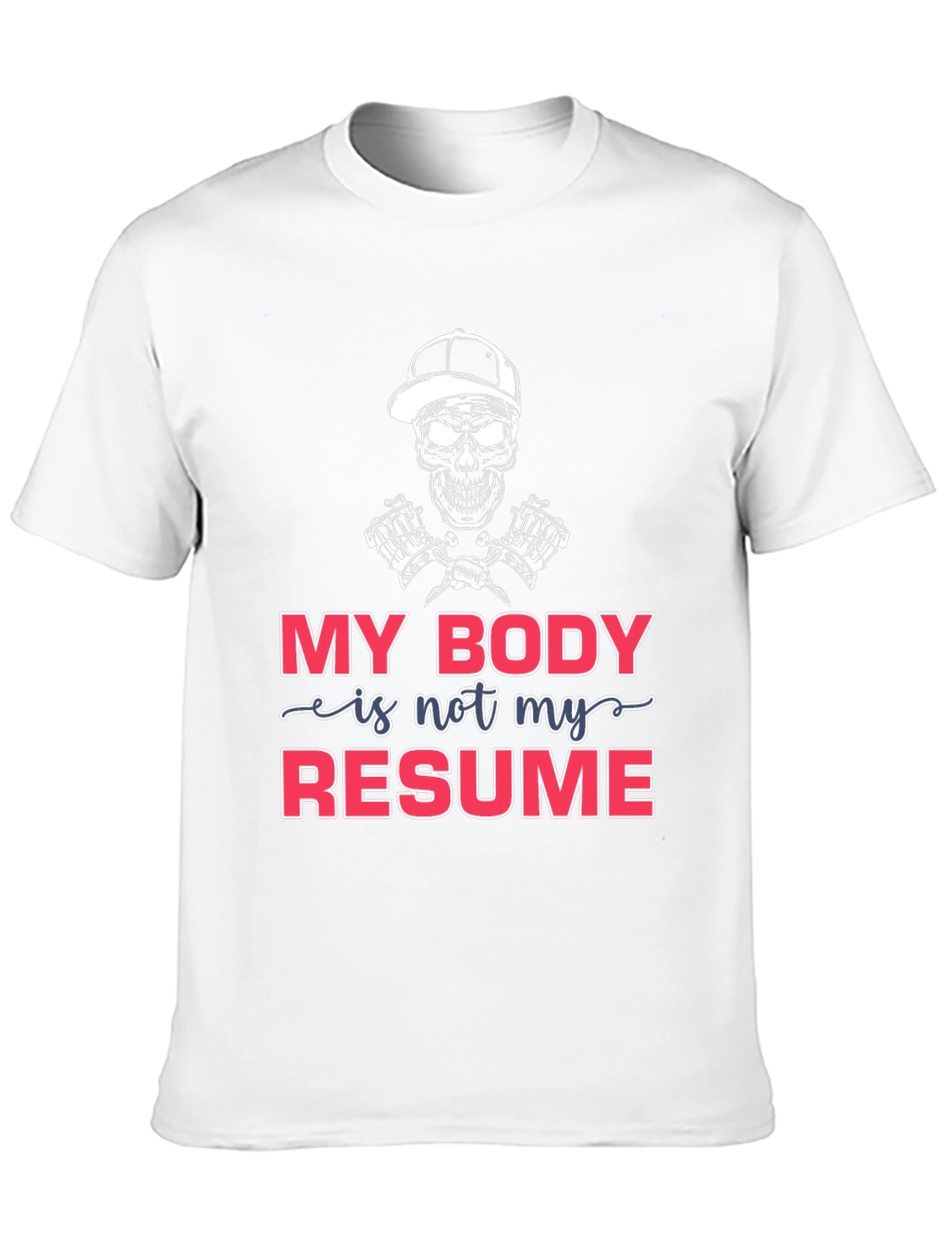 My Body is Not My Resume T-Shirt - Black