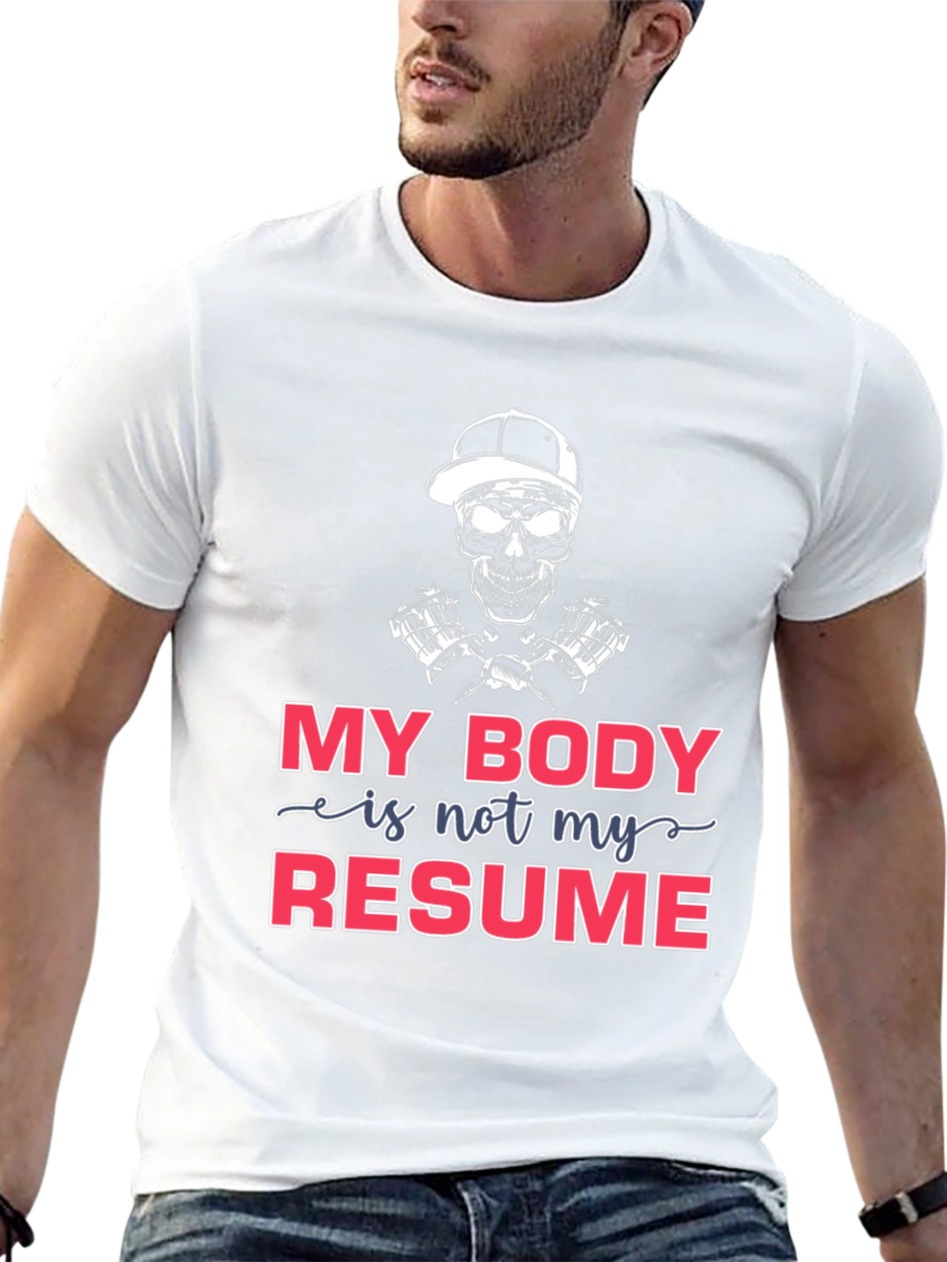 My Body is Not My Resume T-Shirt - Black