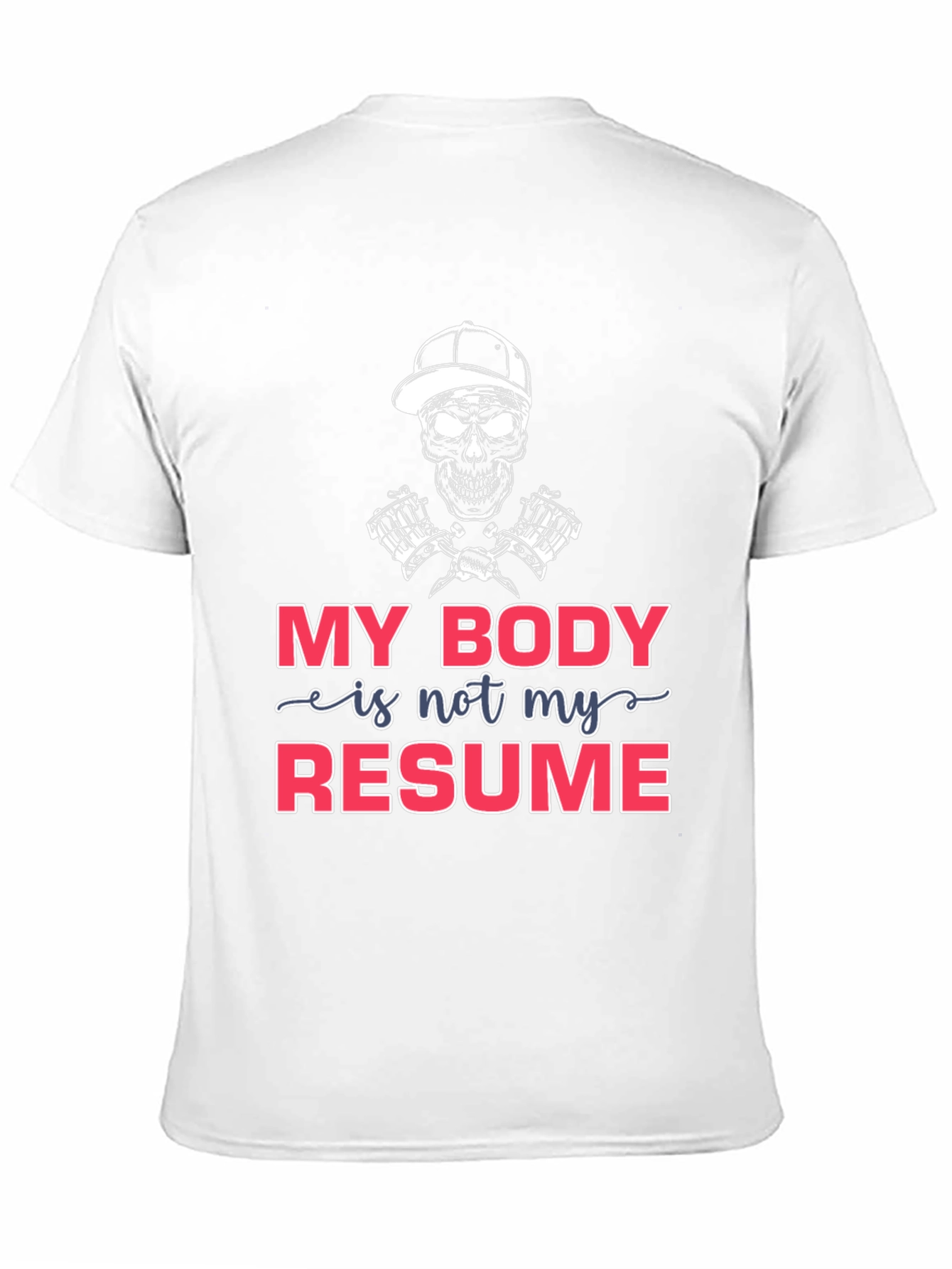 My Body is Not My Resume T-Shirt - Black