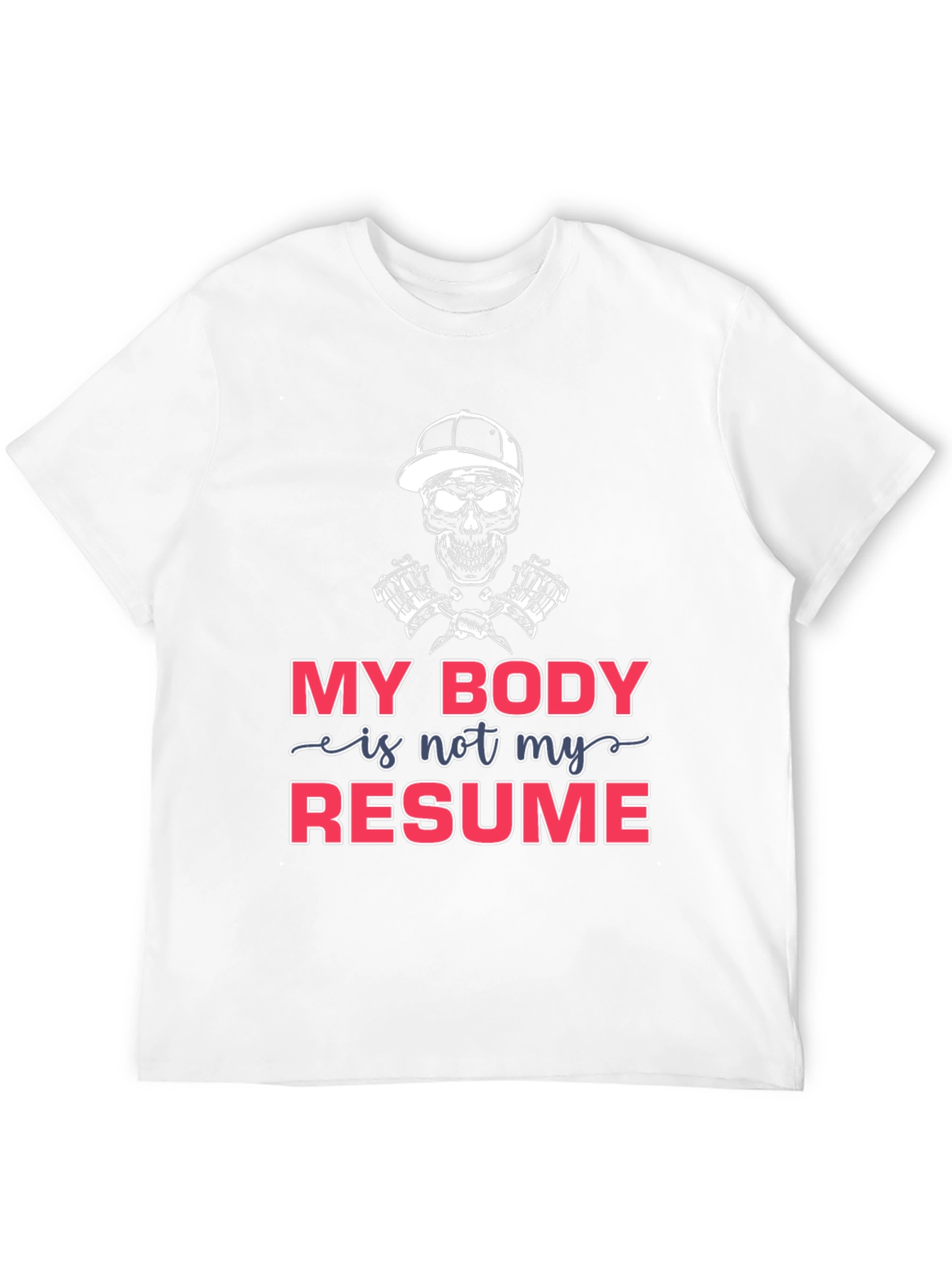 My Body is Not My Resume T-Shirt - Black