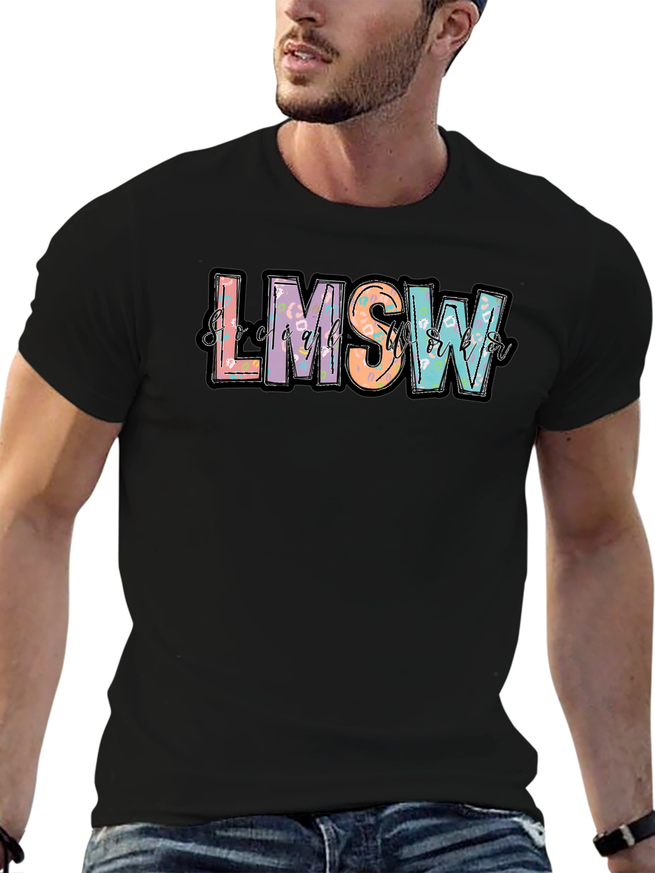 LMSW T-Shirt Social Worker Apparel