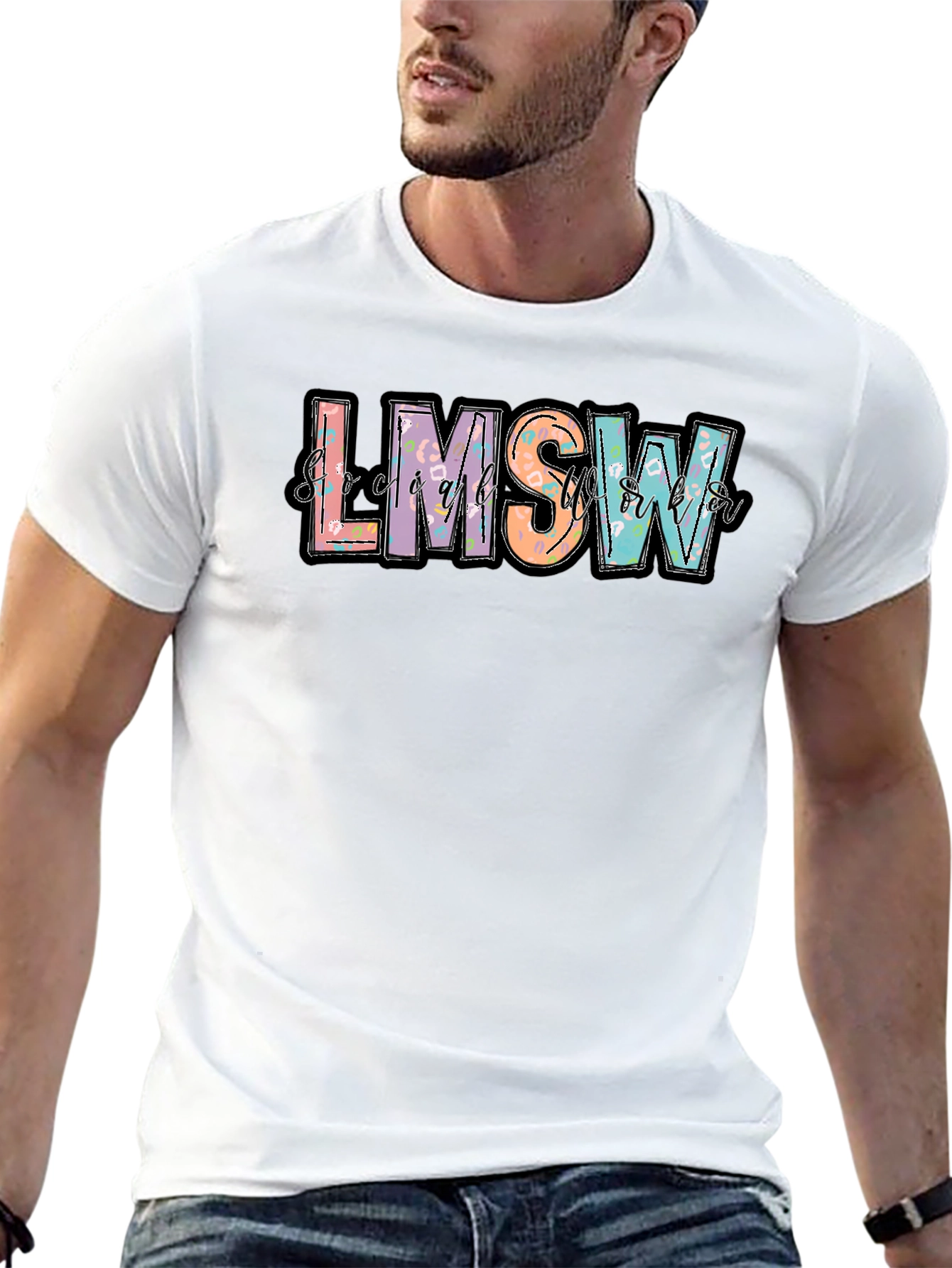 LMSW T-Shirt Social Worker Apparel
