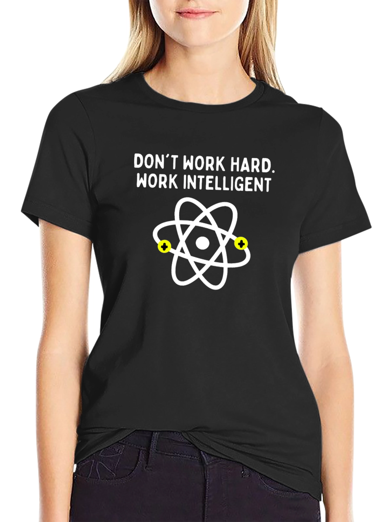 Work Intelligent Black T-Shirt