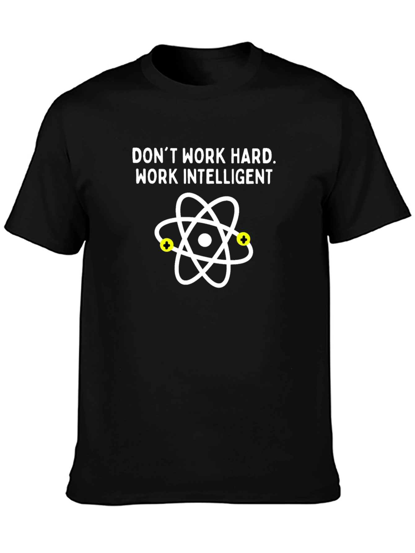Work Intelligent Black T-Shirt