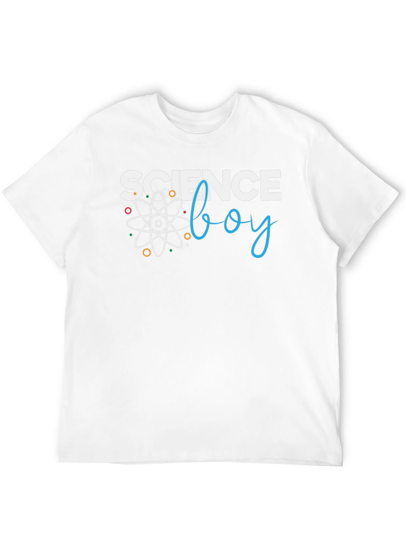 Science Boy Graphic T-Shirt - Black Cotton Tee