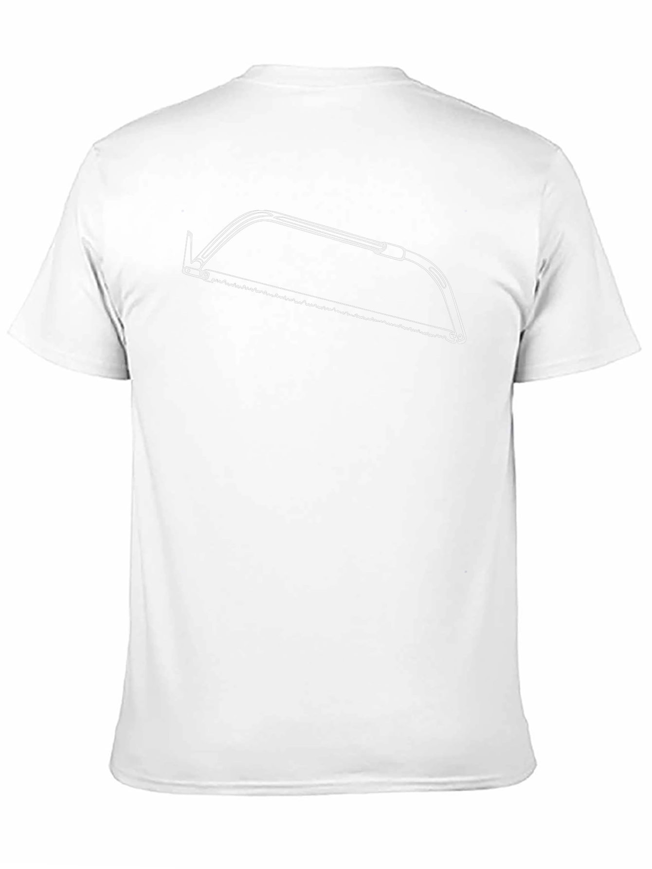 Hacksaw Graphic Print Black T-Shirt