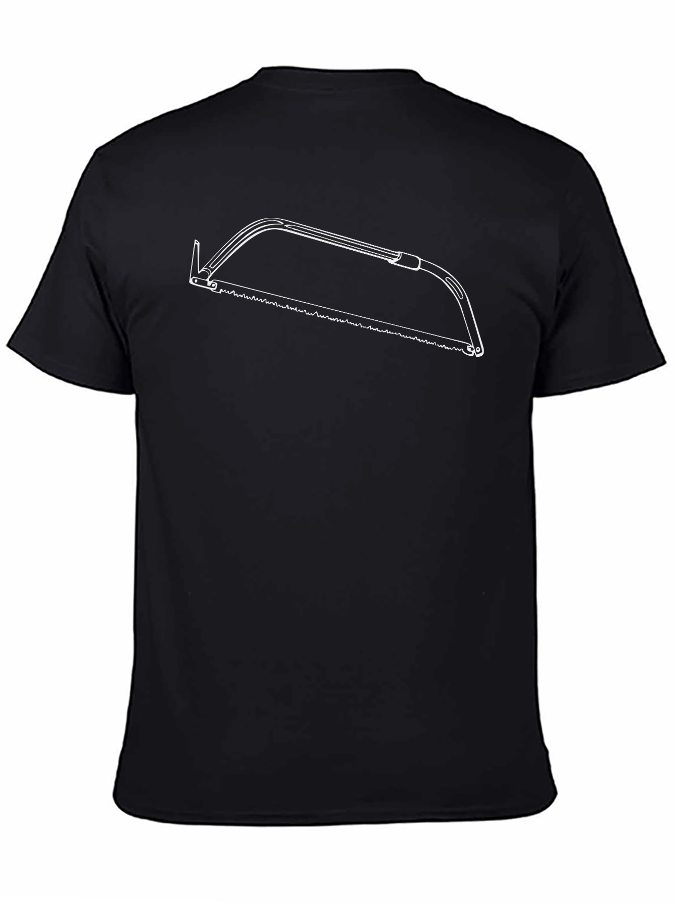 Hacksaw Graphic Print Black T-Shirt