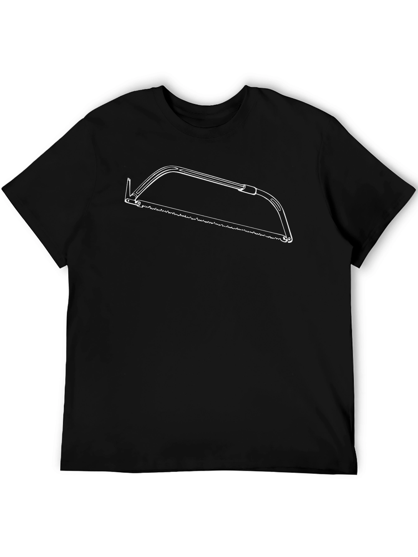 Hacksaw Graphic Print Black T-Shirt