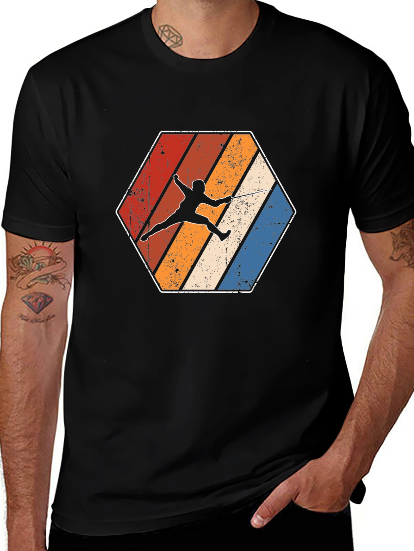 Retro Fencing T-Shirt