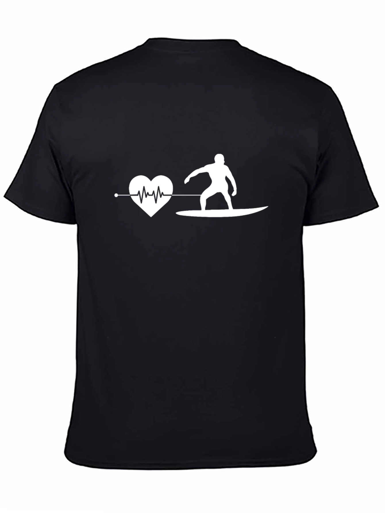 Surfing Heartbeat T-Shirt - Passion on Display