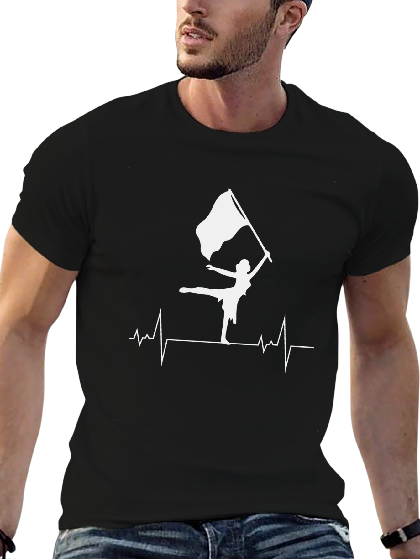 Color Guard Heartbeat T-Shirt