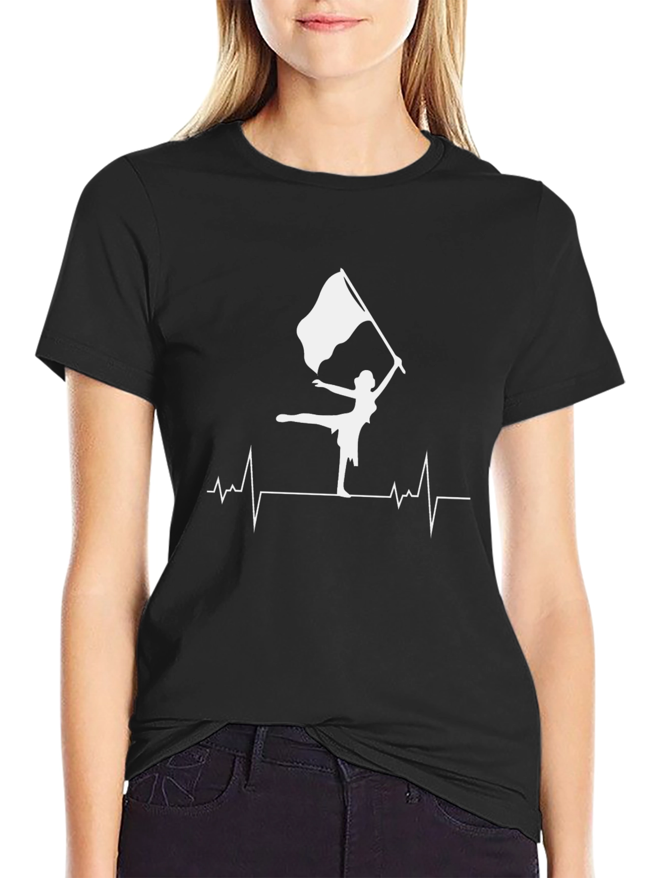 Color Guard Heartbeat T-Shirt
