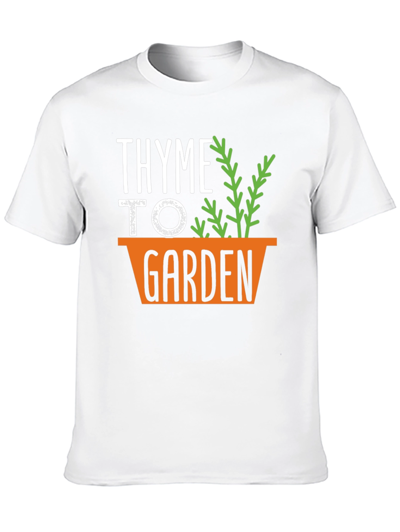 Thyme To Garden Graphic Tee - Black