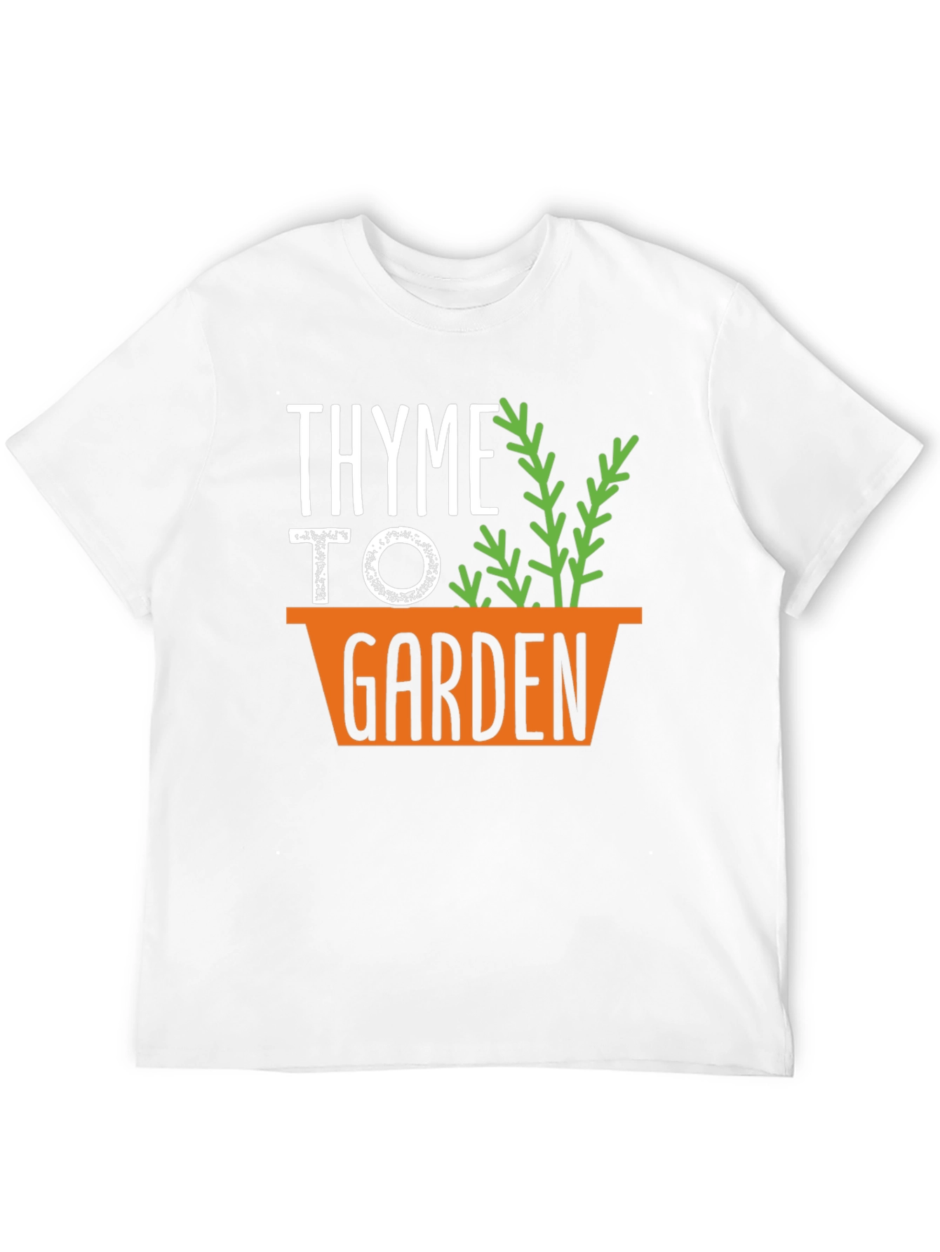 Thyme To Garden Graphic Tee - Black