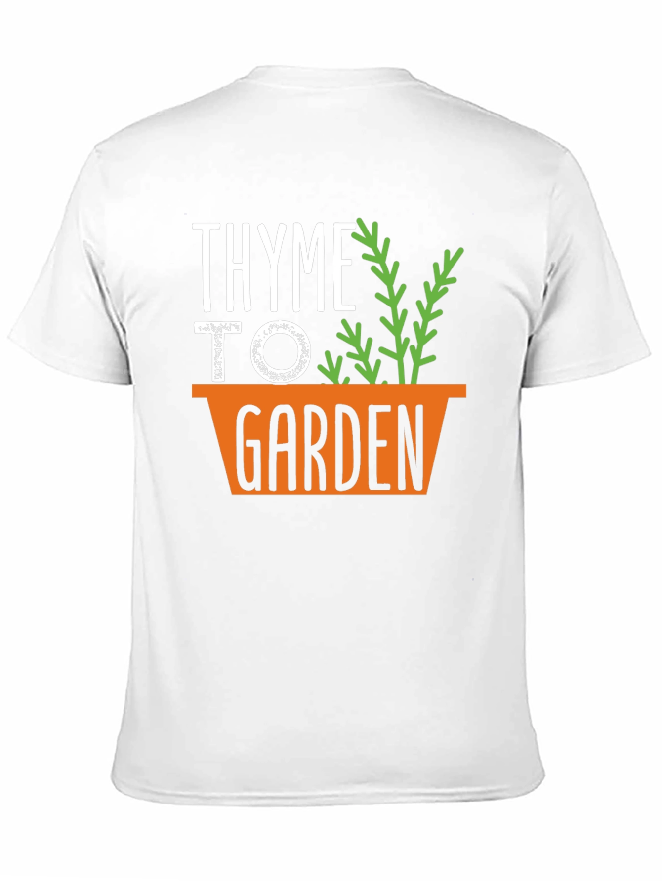 Thyme To Garden Graphic Tee - Black