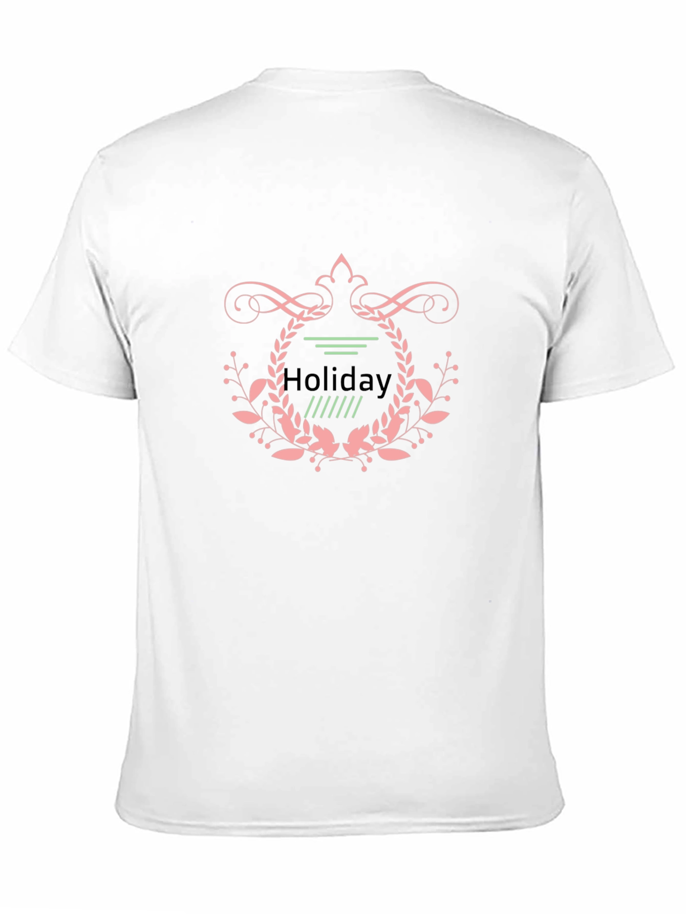 Holiday Graphic Print Black T-Shirt
