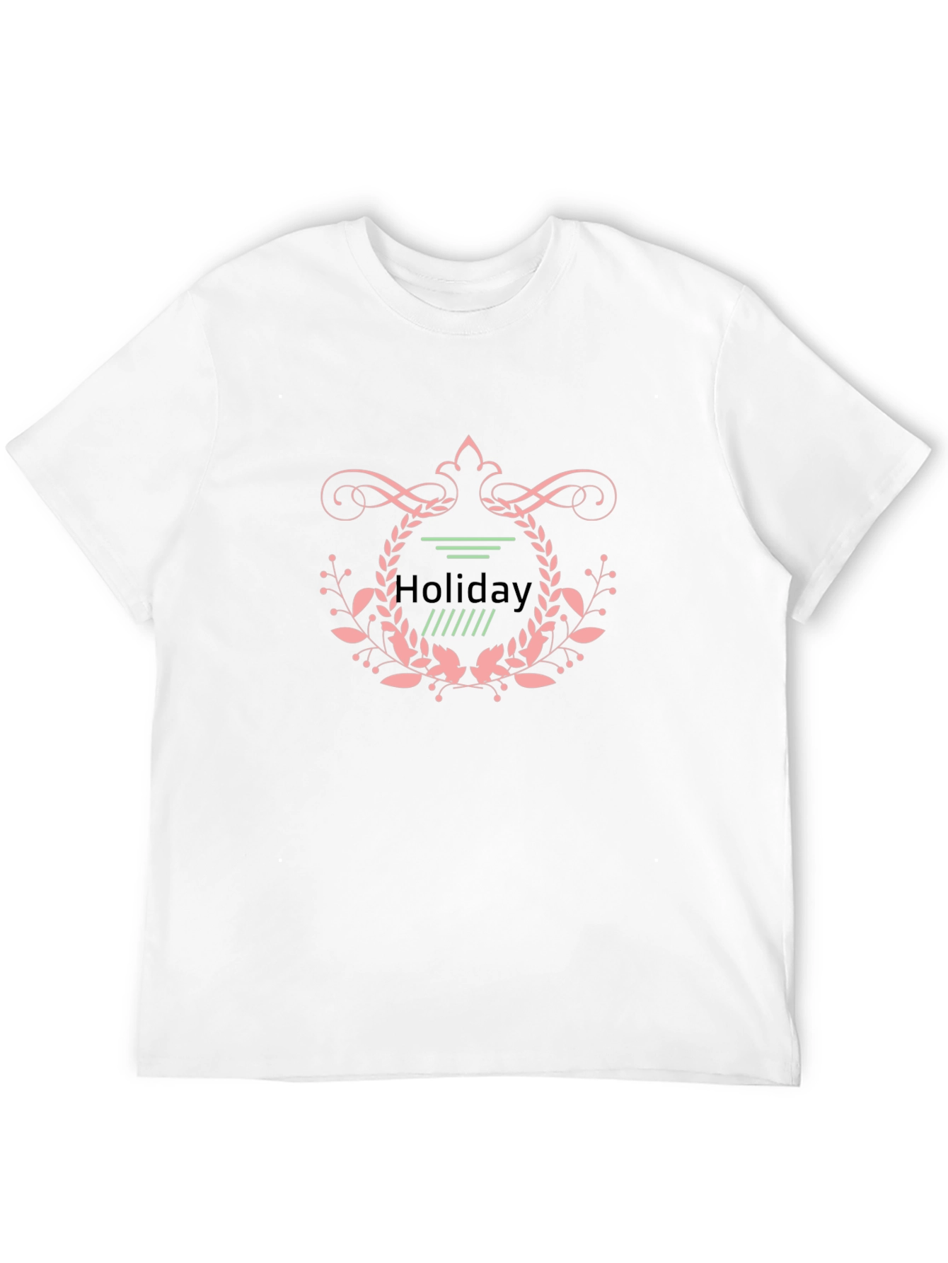 Holiday Graphic Print Black T-Shirt