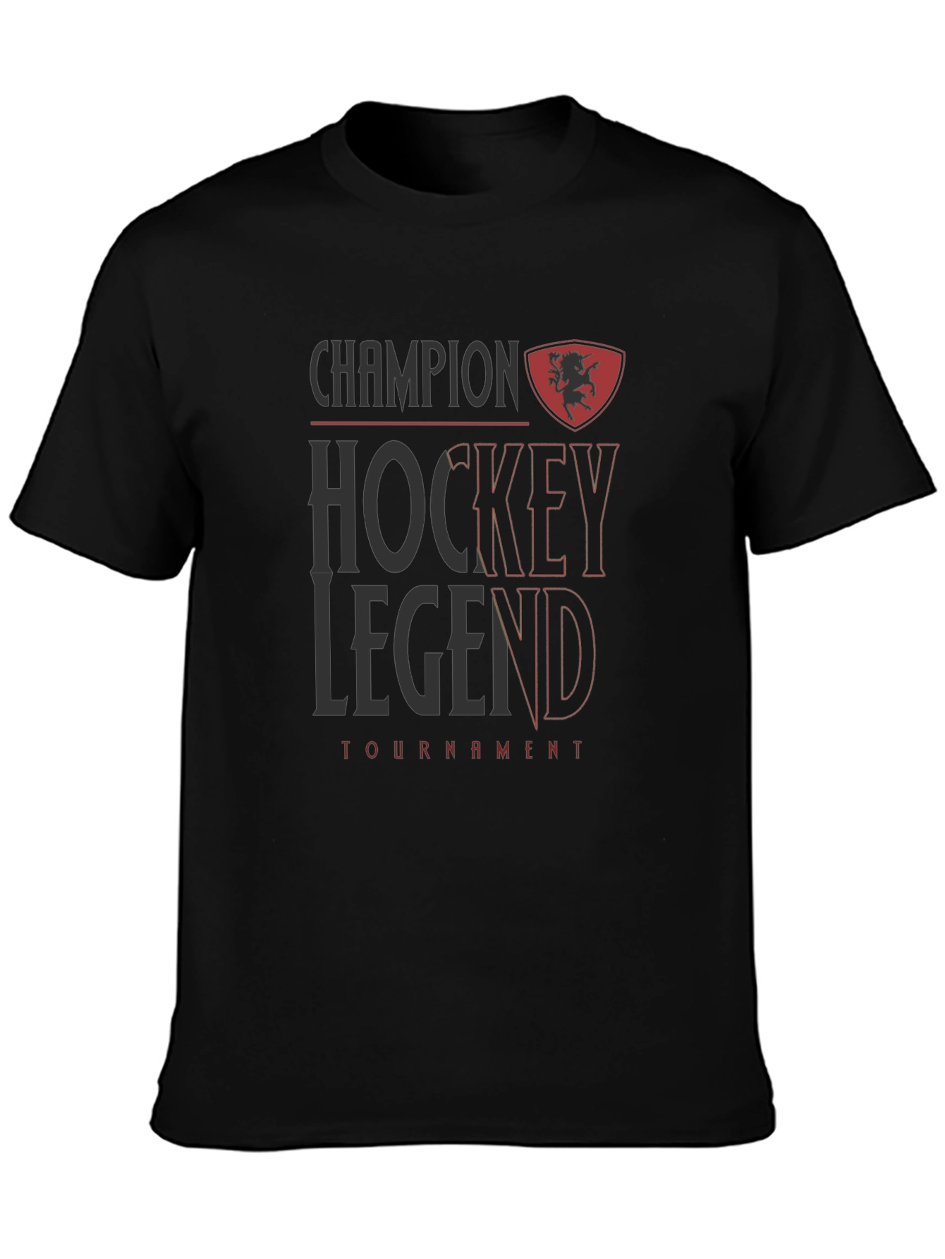 Champion Hockey Legend Tournament Black T-Shirt