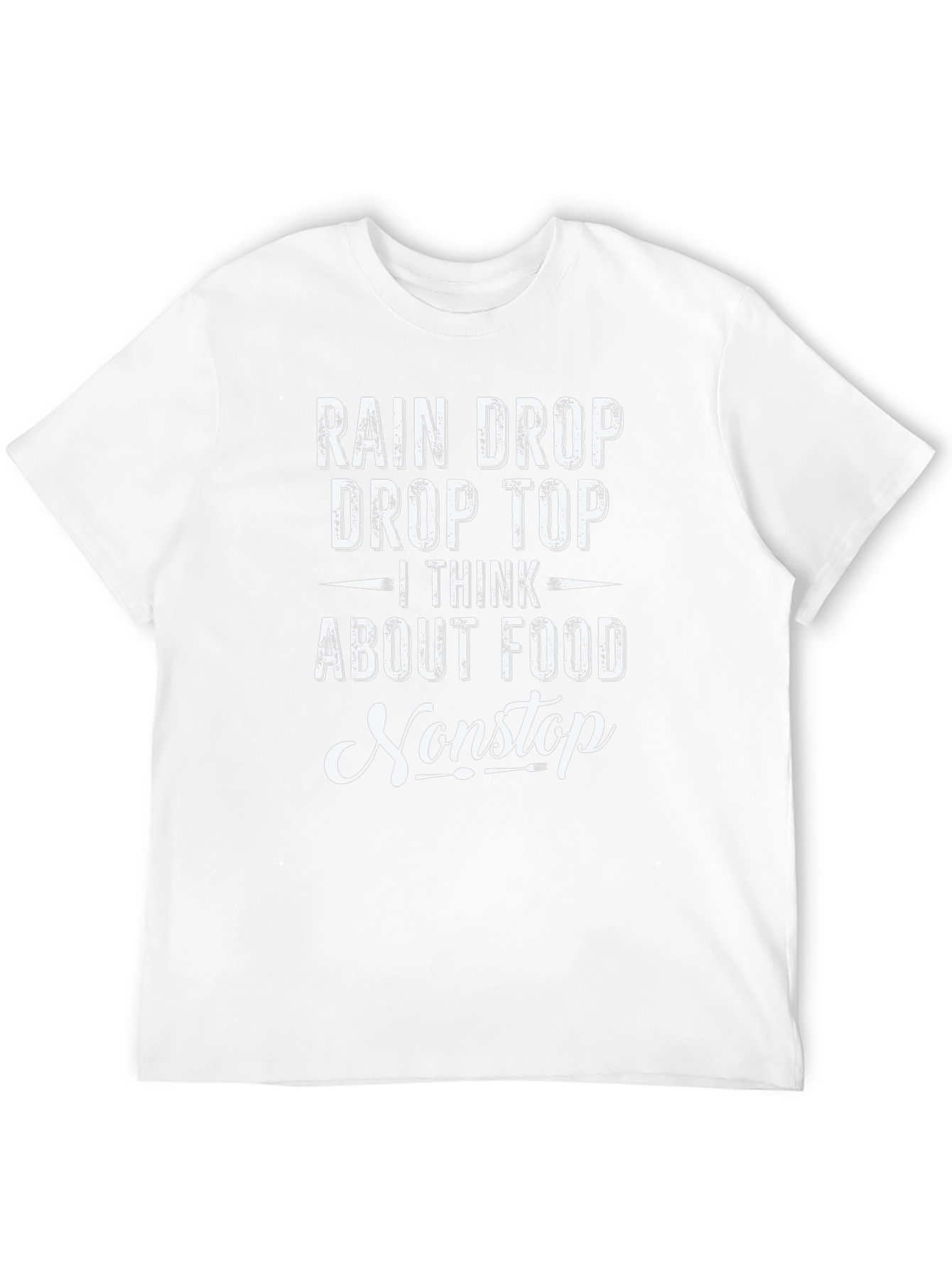 Rain Drop Food T-Shirt - Funny Graphic Tee