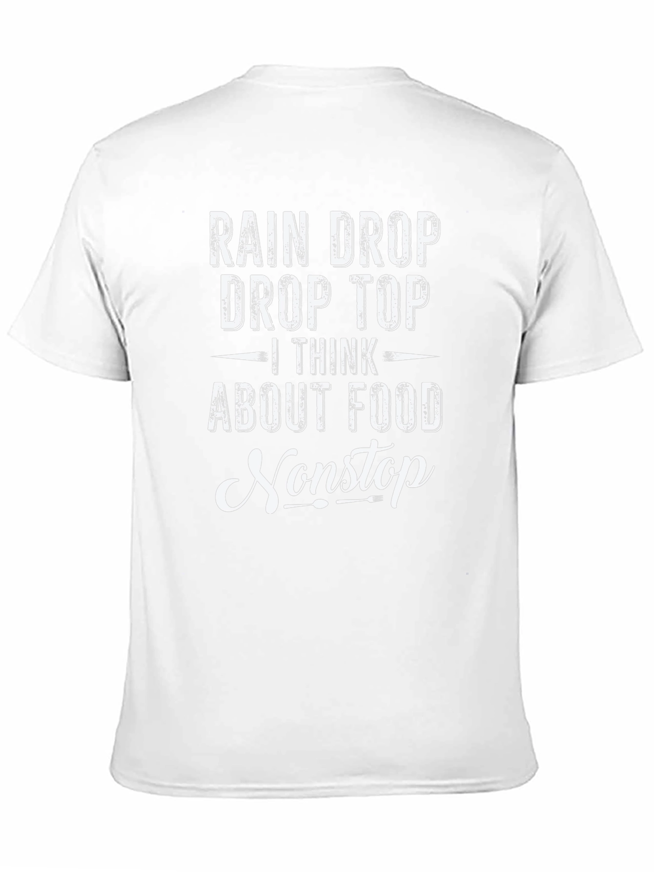 Rain Drop Food T-Shirt - Funny Graphic Tee