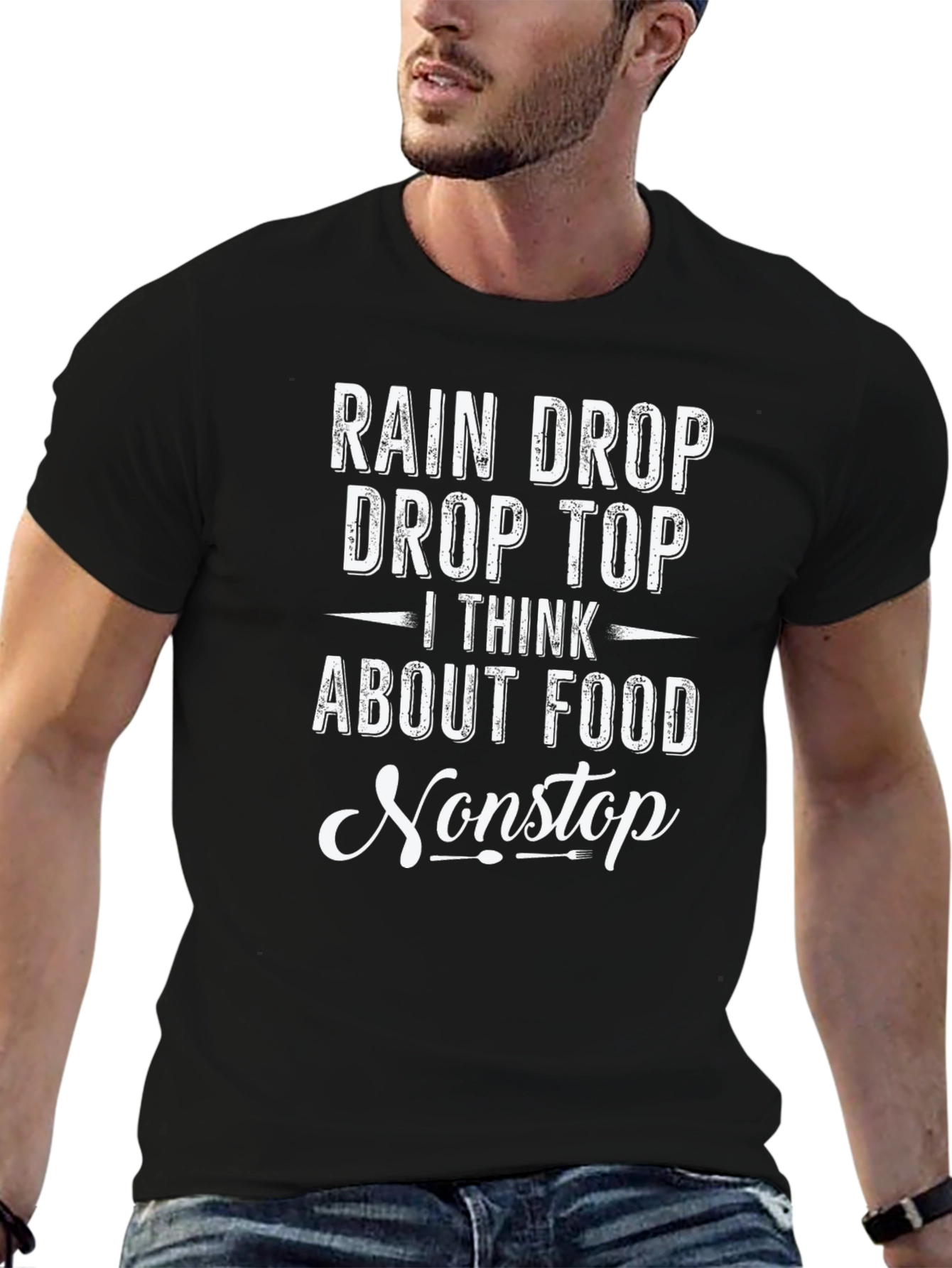 Rain Drop Food T-Shirt - Funny Graphic Tee