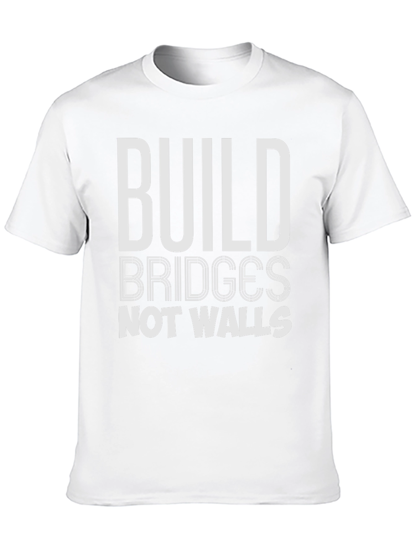 Build Bridges Not Walls Graphic T-Shirt