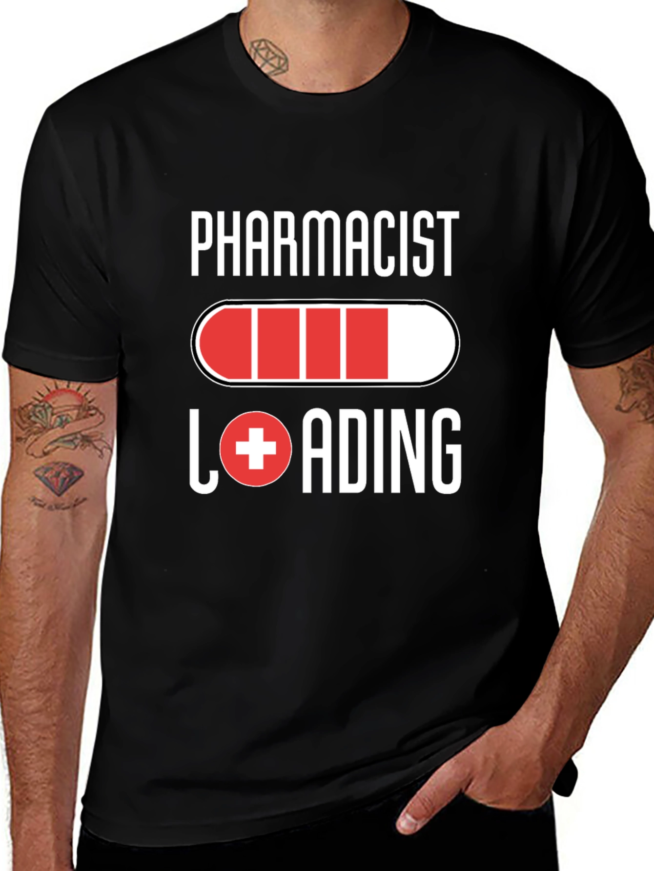 Pharmacist Loading T-Shirt - Novelty Graphic Tee