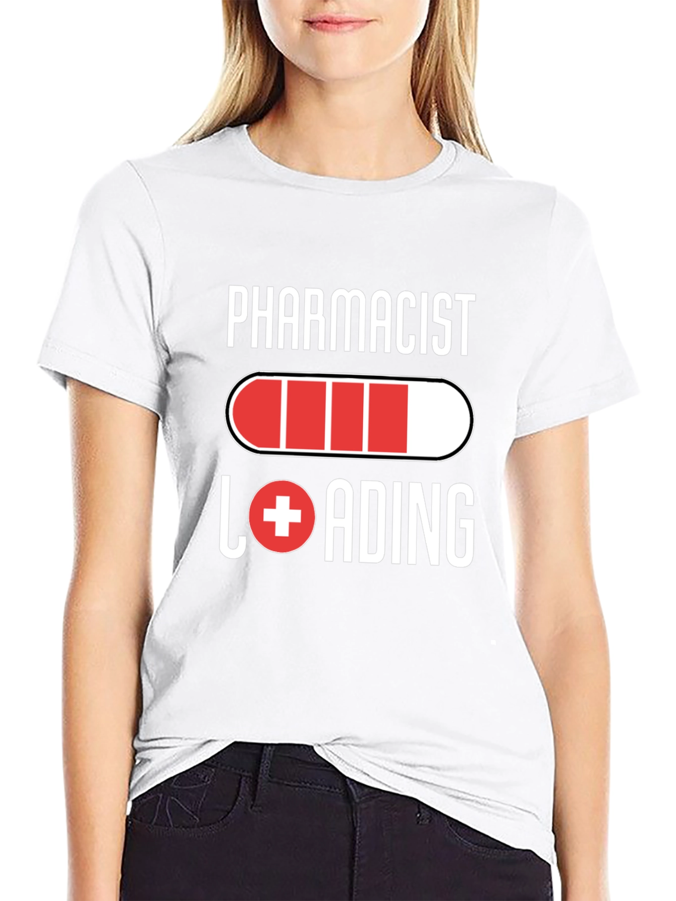 Pharmacist Loading T-Shirt - Novelty Graphic Tee