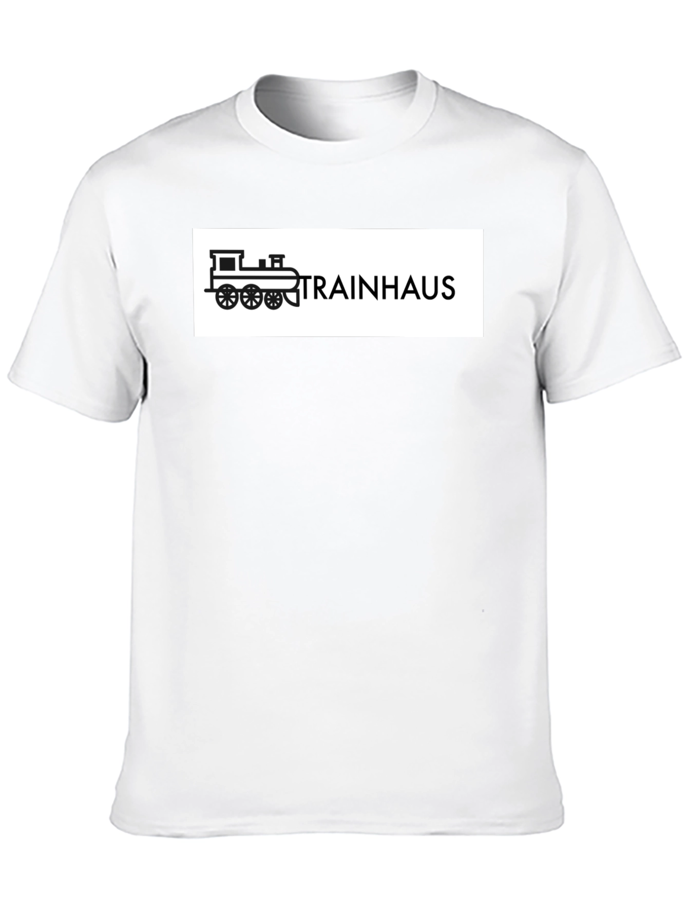 Trainhaus T-Shirt - Black Graphic Tee