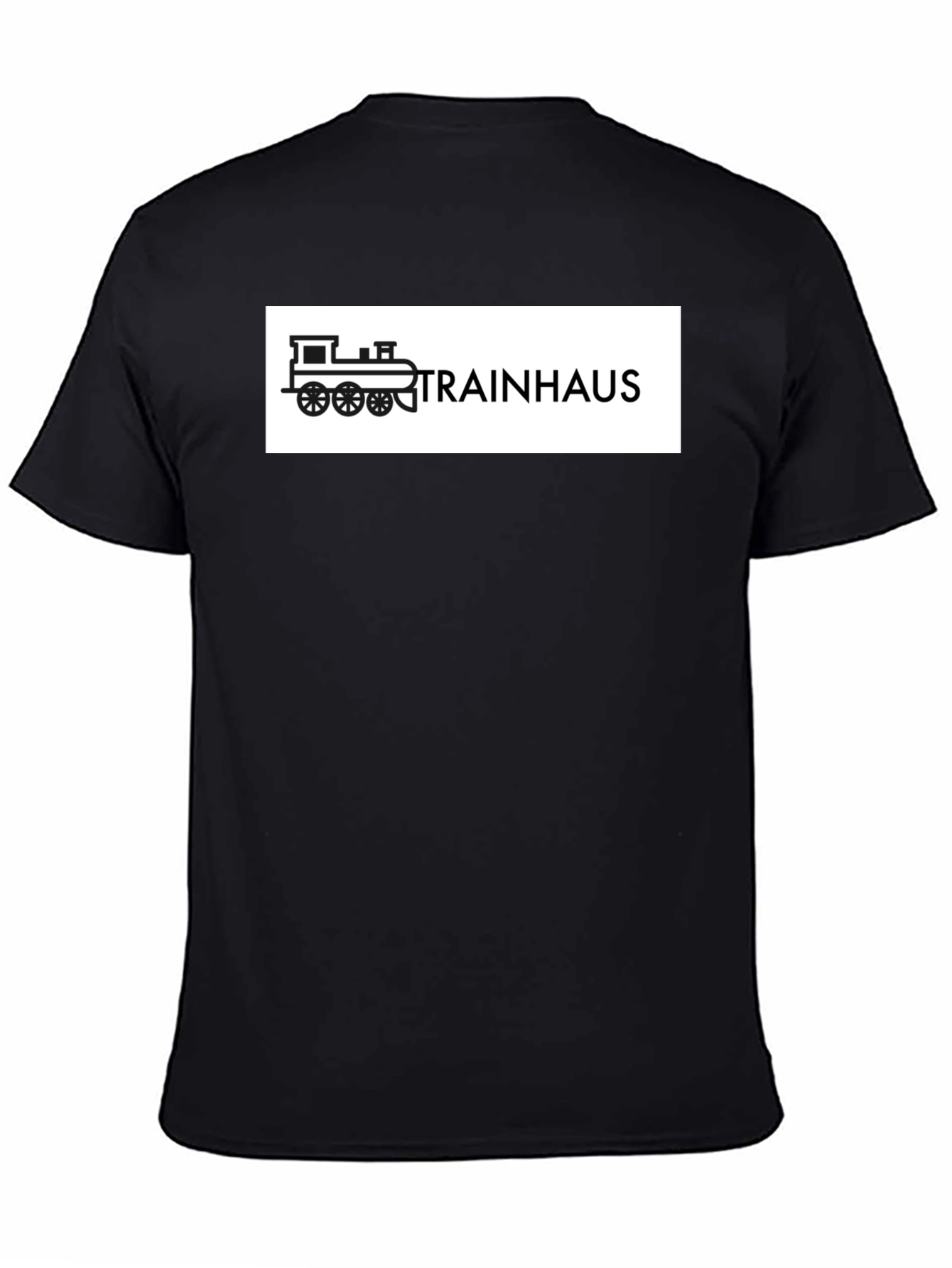 Trainhaus T-Shirt - Black Graphic Tee